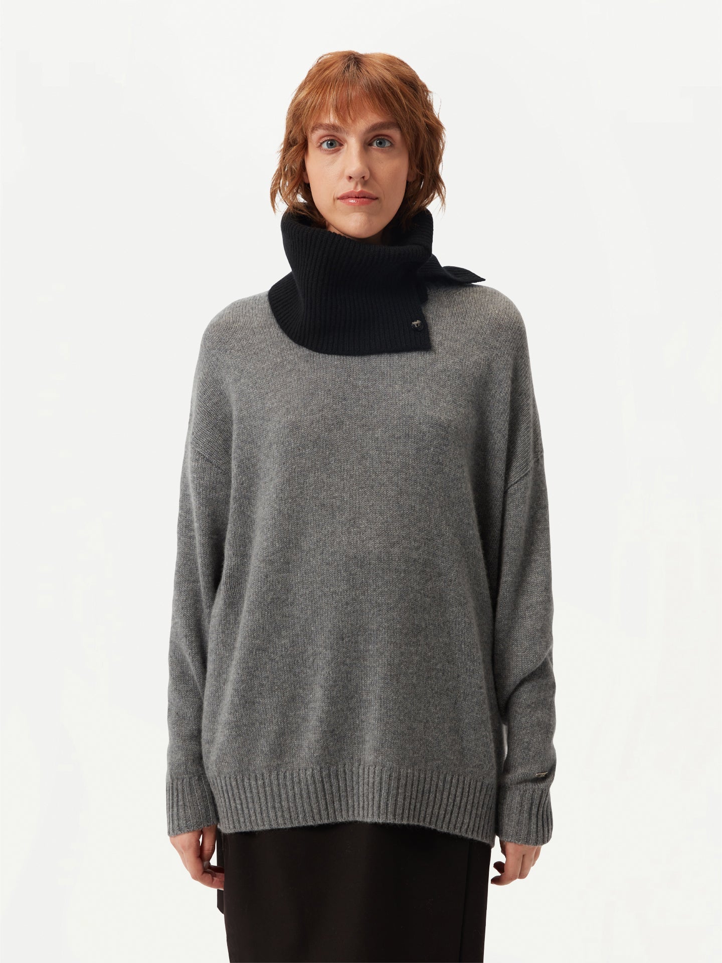 Écharpe de nuit en cachemire de GOBI - Collection Country-Chic Noir - Gobi Cashmere