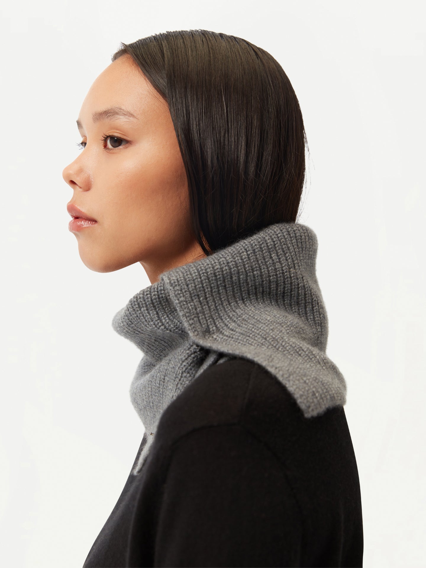 Écharpe de nuit en cachemire de GOBI - Collection Country-Chic Gris - Gobi Cashmere