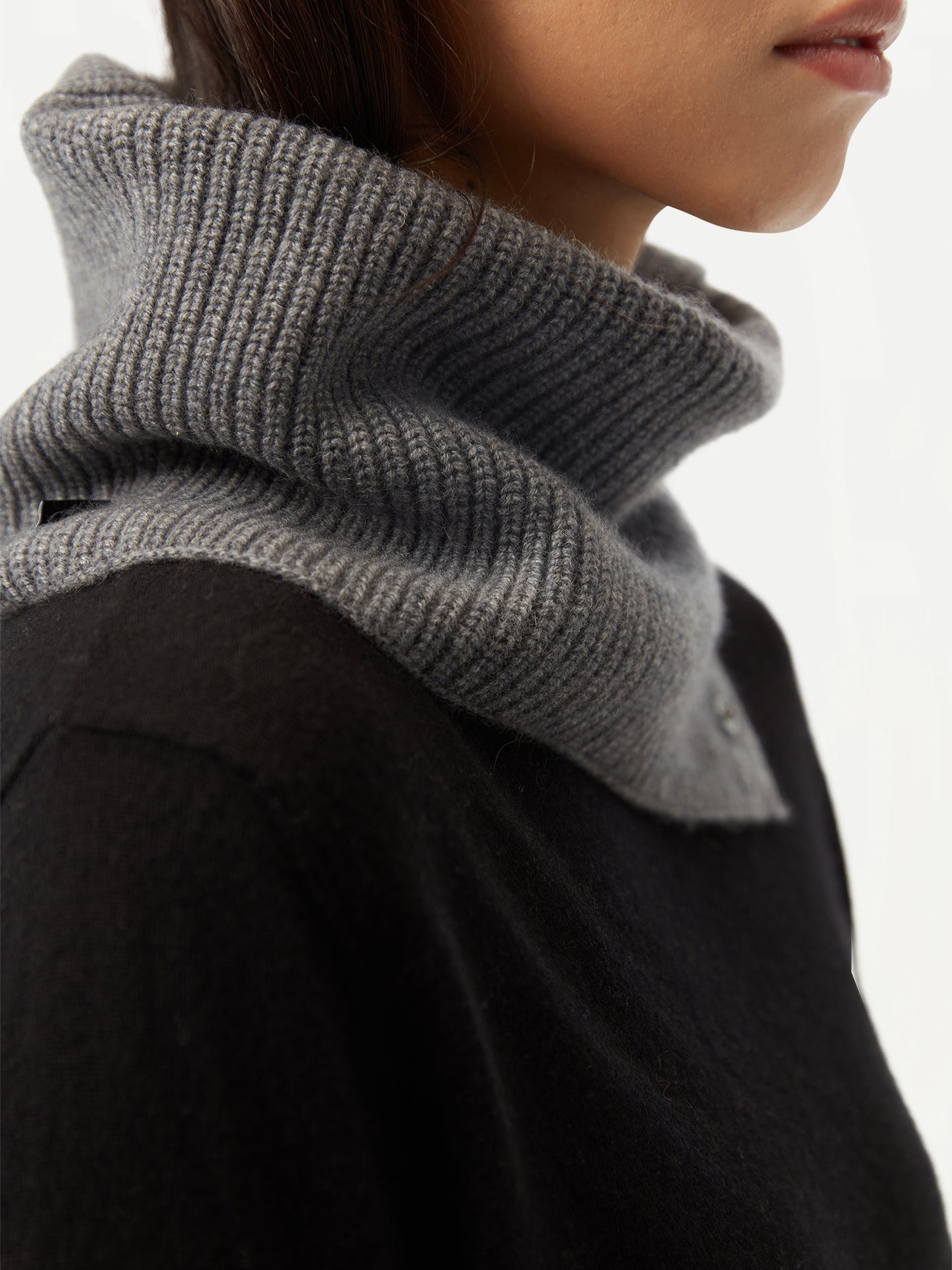 Écharpe de nuit en cachemire de GOBI - Collection Country-Chic Gris - Gobi Cashmere