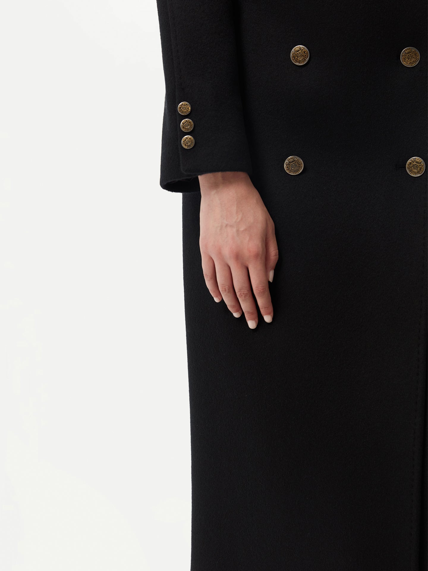 Manteau en cachemire à double boutonnage - GOBI Collection Country-Chic - Gobi Cashmere