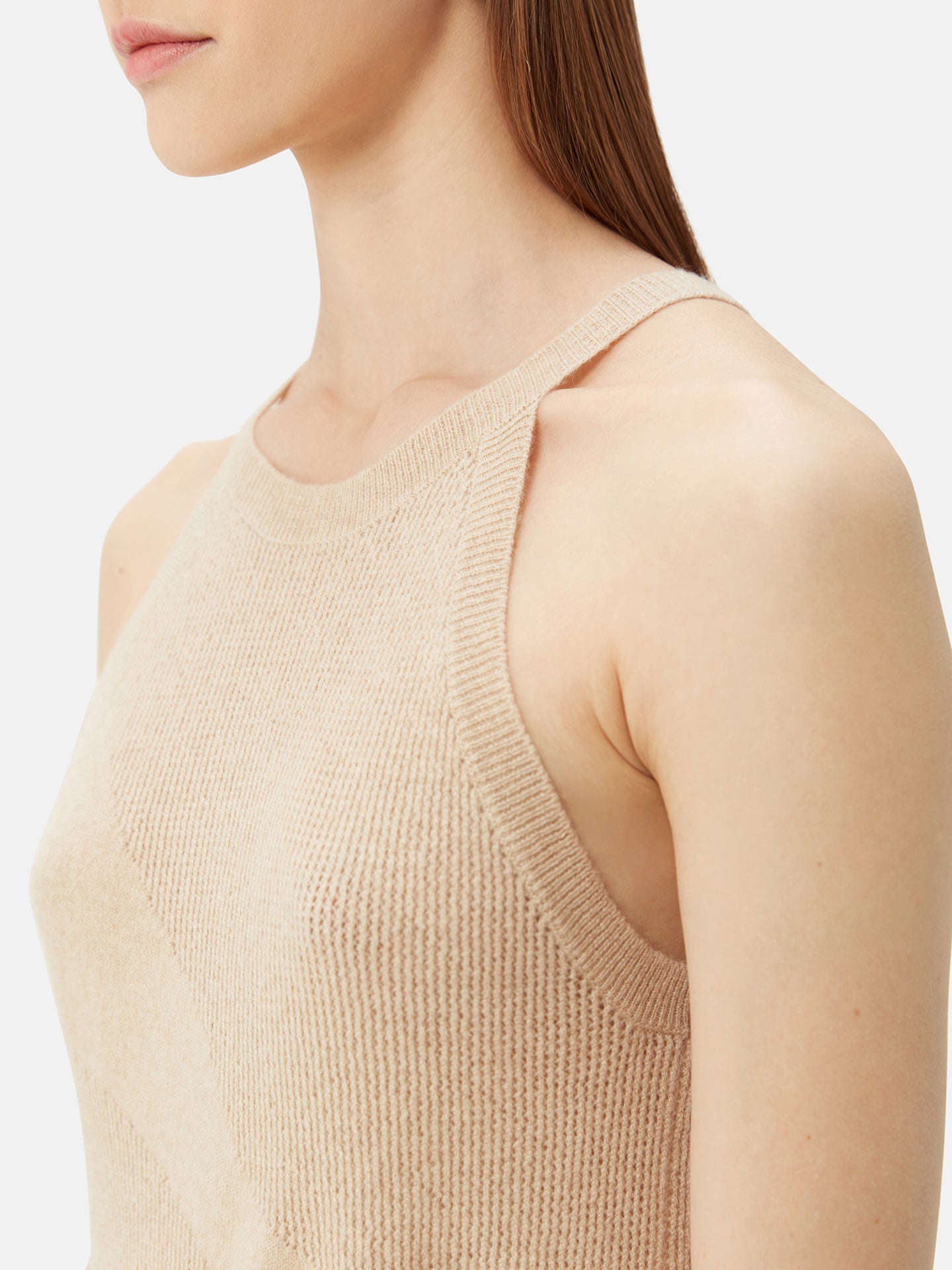 Top luxueux en cachemire de couleur organique| GOBI Cashmere