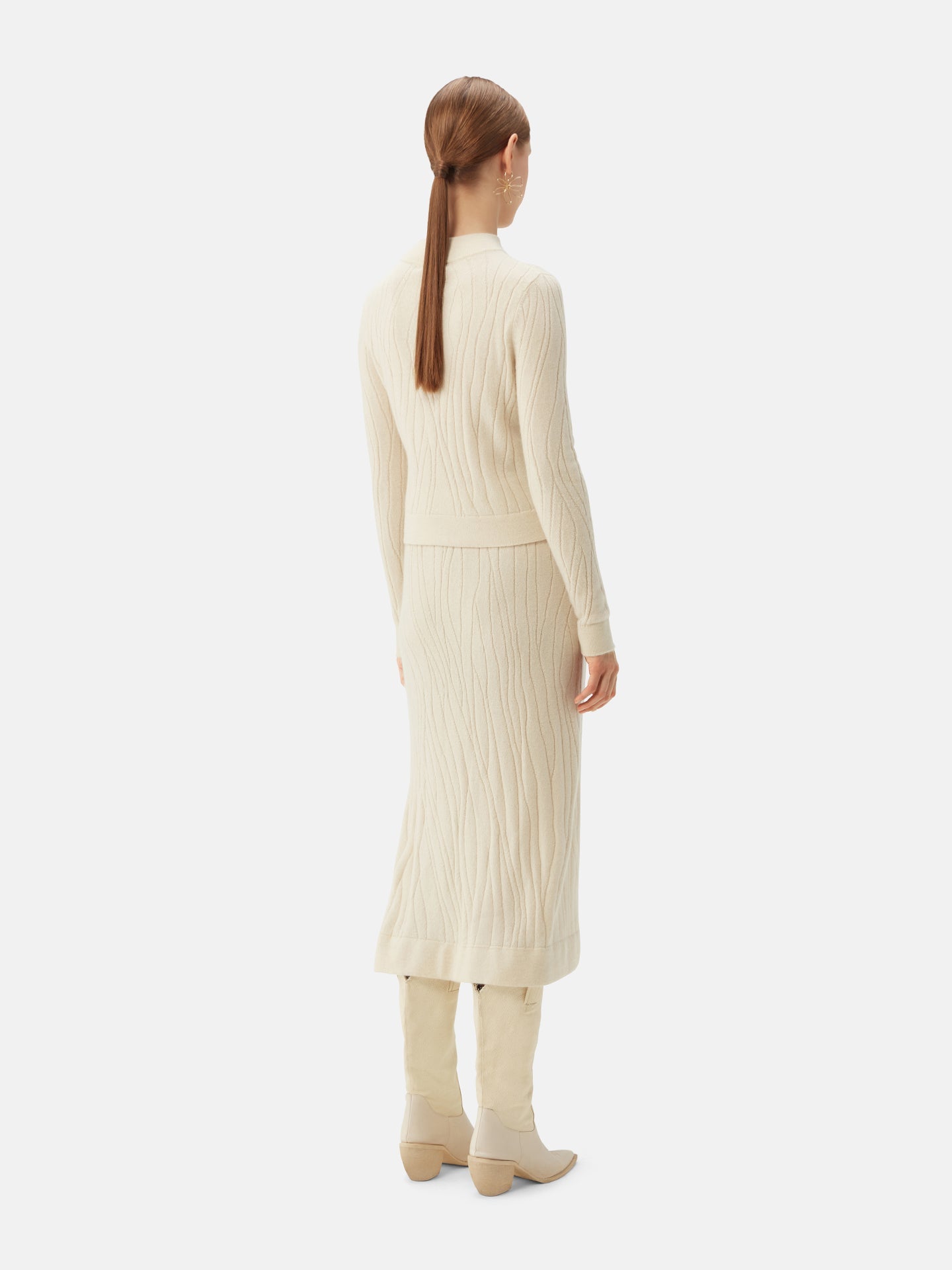 Pull en cachemire à encolure courte et haute | GOBI Cashmere
