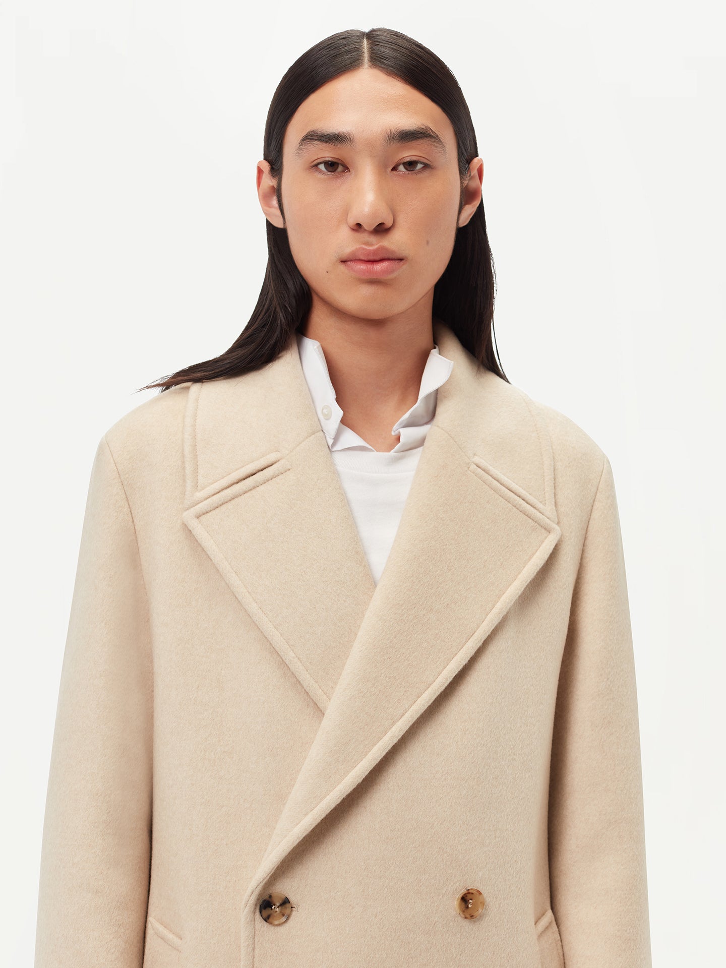 GOBI Manteau à double boutonnage pour homme-GS Taupe - Gobi Cashmere