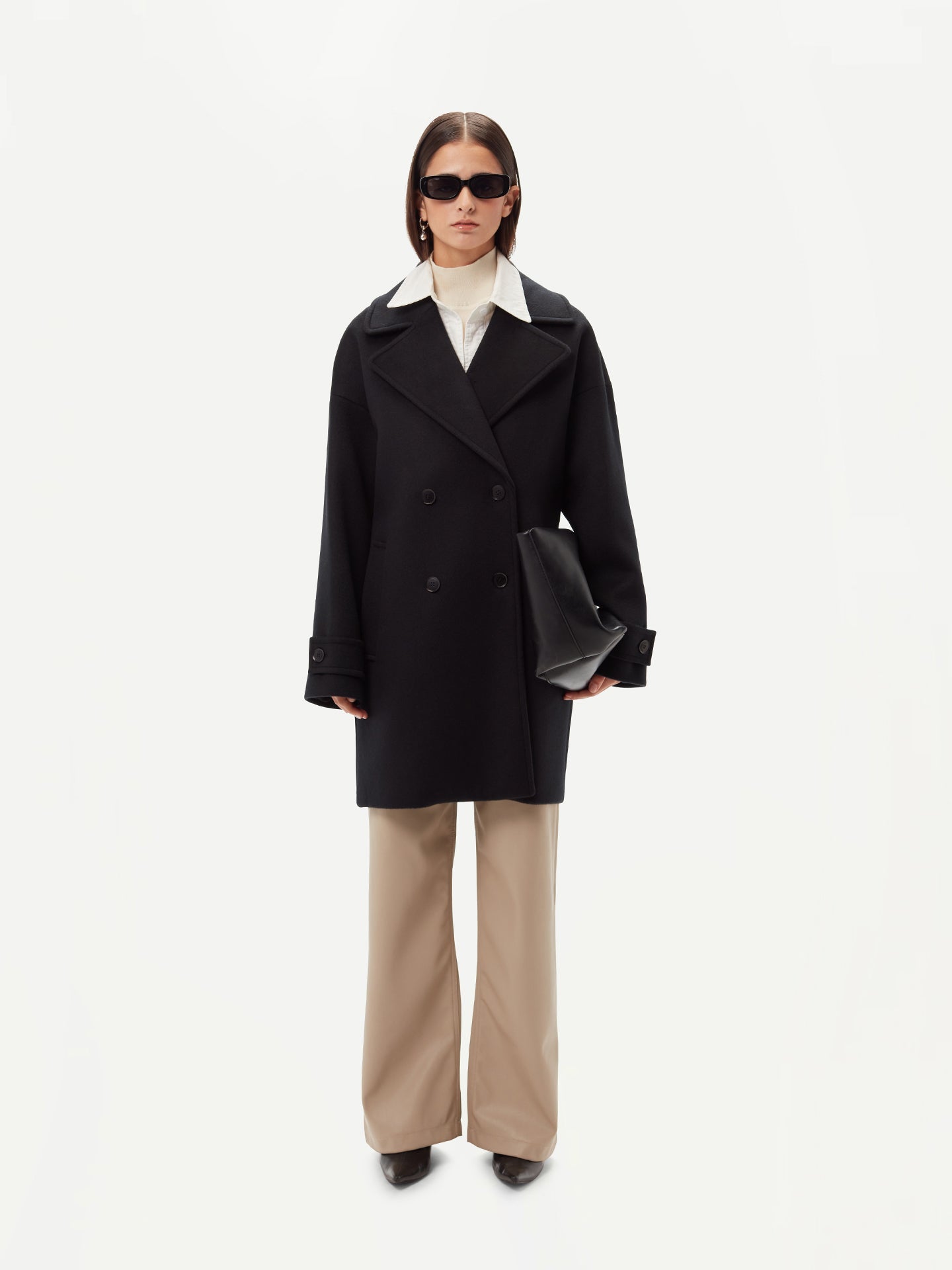 GOBI Manteau en cachemire - Giorgio Spina Noir - Gobi Cashmere