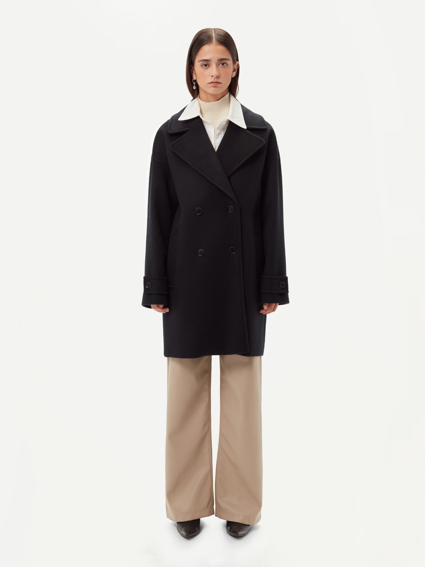 GOBI Manteau en cachemire - Giorgio Spina Noir - Gobi Cashmere