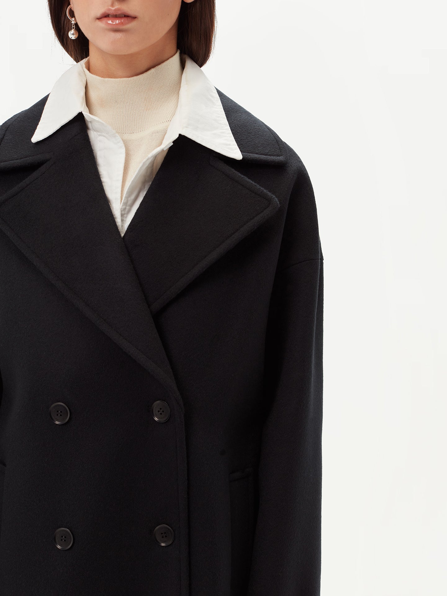 GOBI Manteau en cachemire - Giorgio Spina Noir - Gobi Cashmere