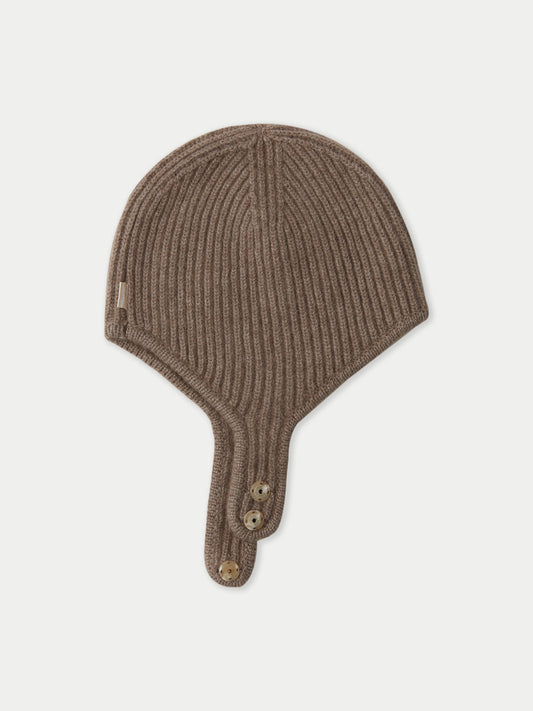 Bonnet aviateur en tricot