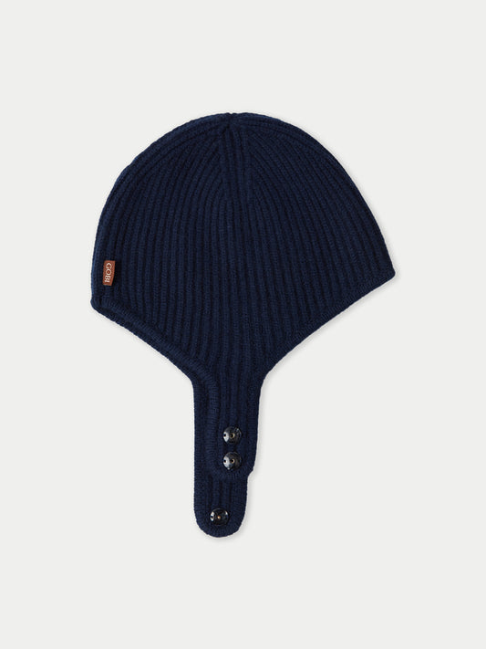 Bonnet aviateur en tricot