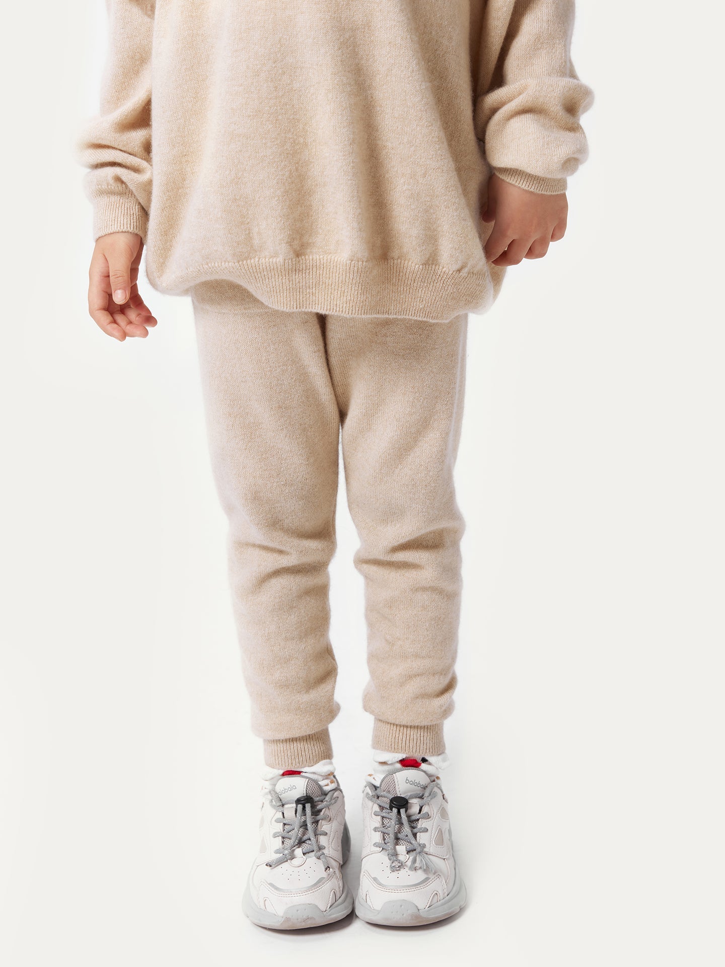 Pantalon Cachemire pour enfants Taupe - Gobi Cashmere