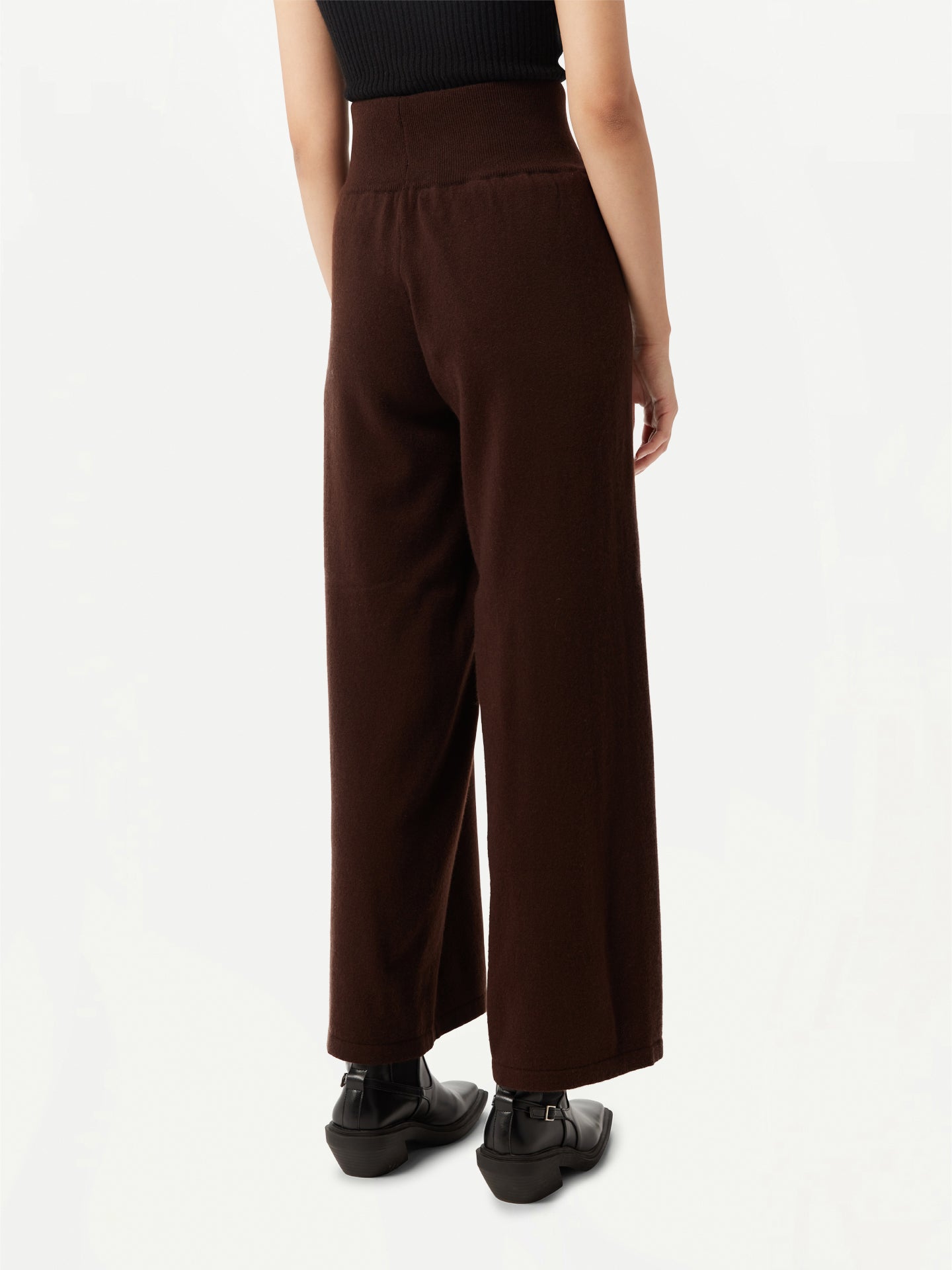 GOBI Pantalon à jambes larges en cachemire - Collection Country-Chic Blanc - Gobi Cashmere Taupe - Gobi Cashmere Marron - Gobi Cashmere