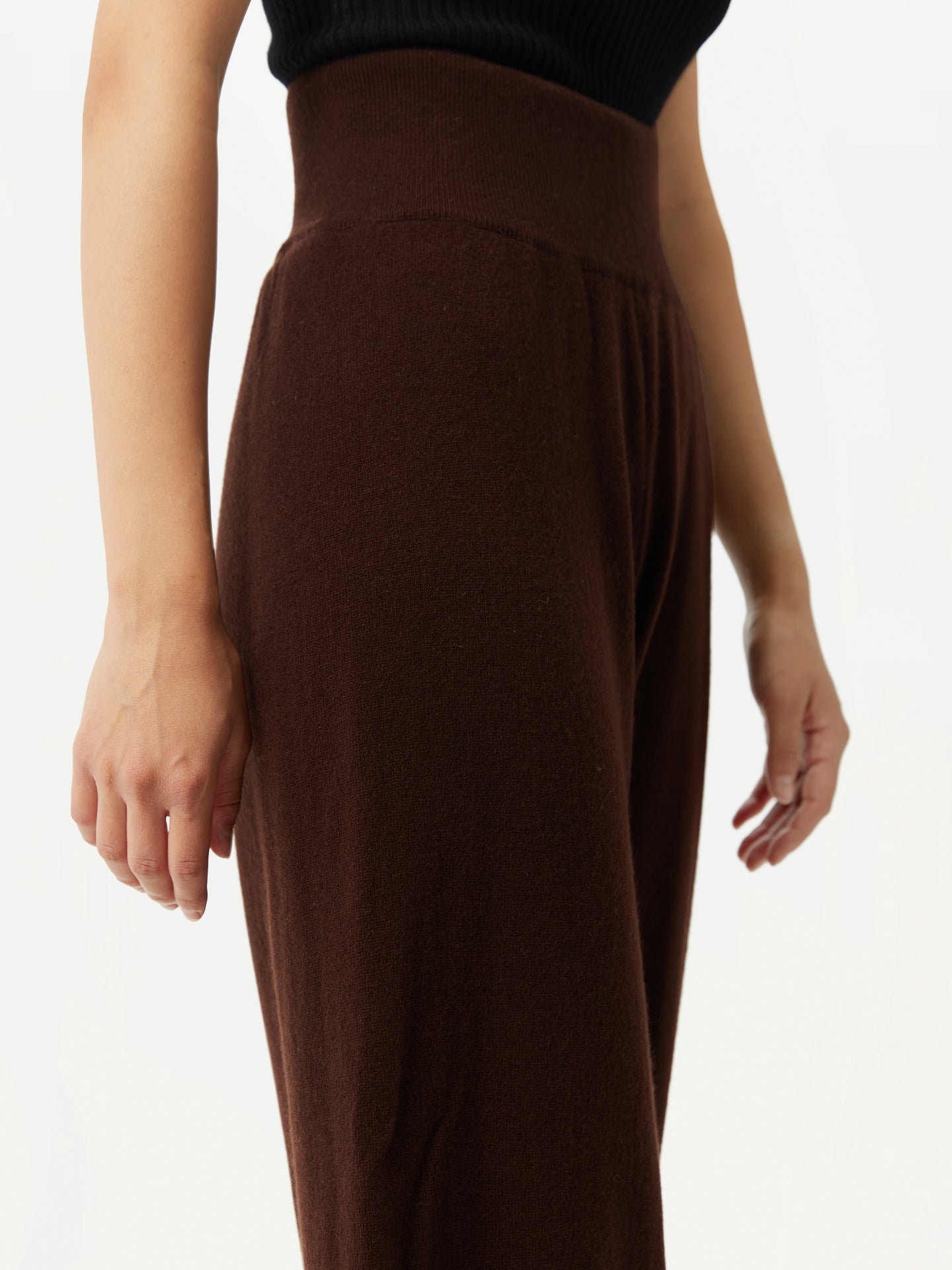 GOBI Pantalon à jambes larges en cachemire - Collection Country-Chic Blanc - Gobi Cashmere Taupe - Gobi Cashmere Marron - Gobi Cashmere