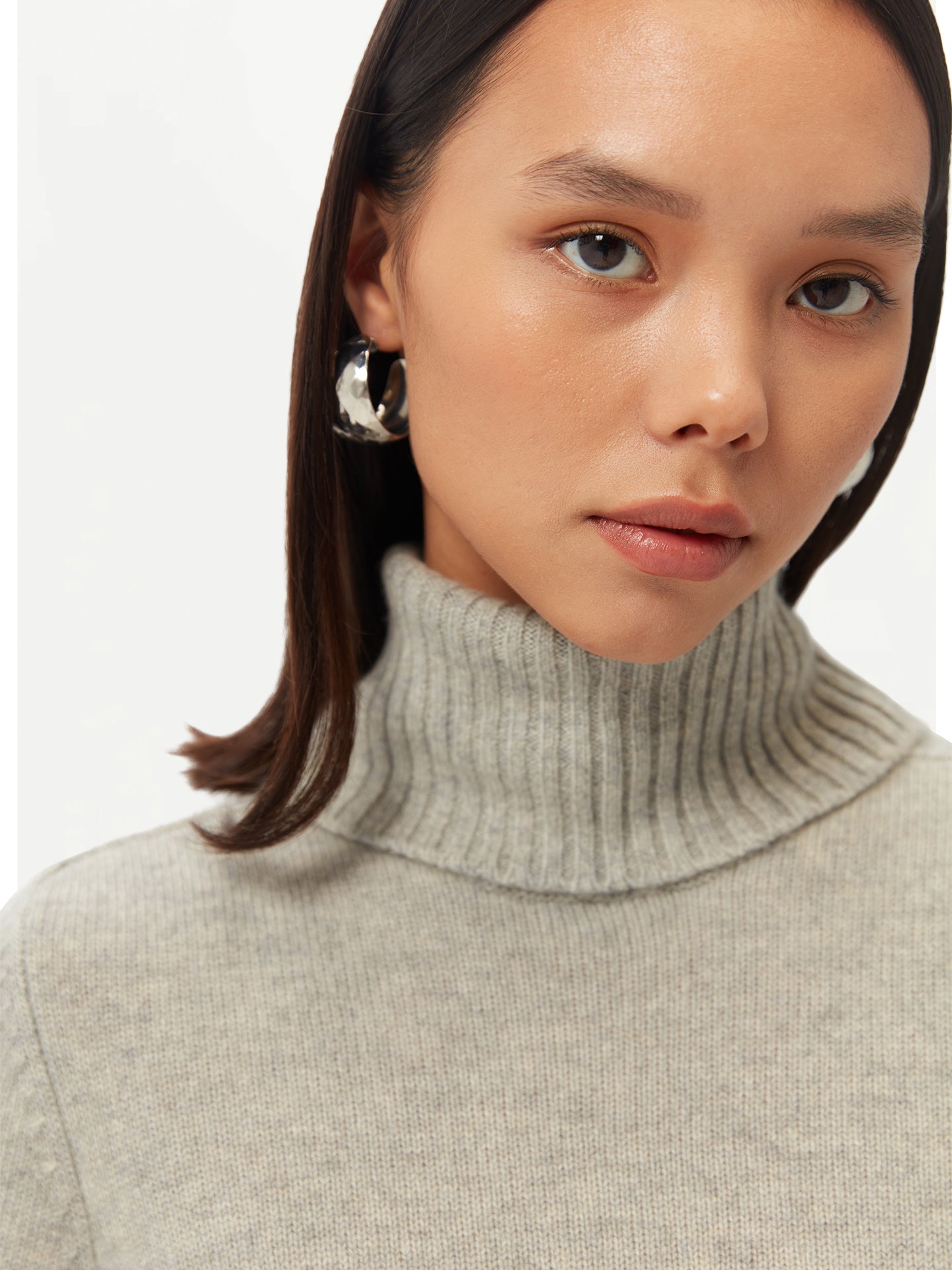 GOBI Col roulé en cachemire - Collection Country-Chic Gris - Gobi Cashmere