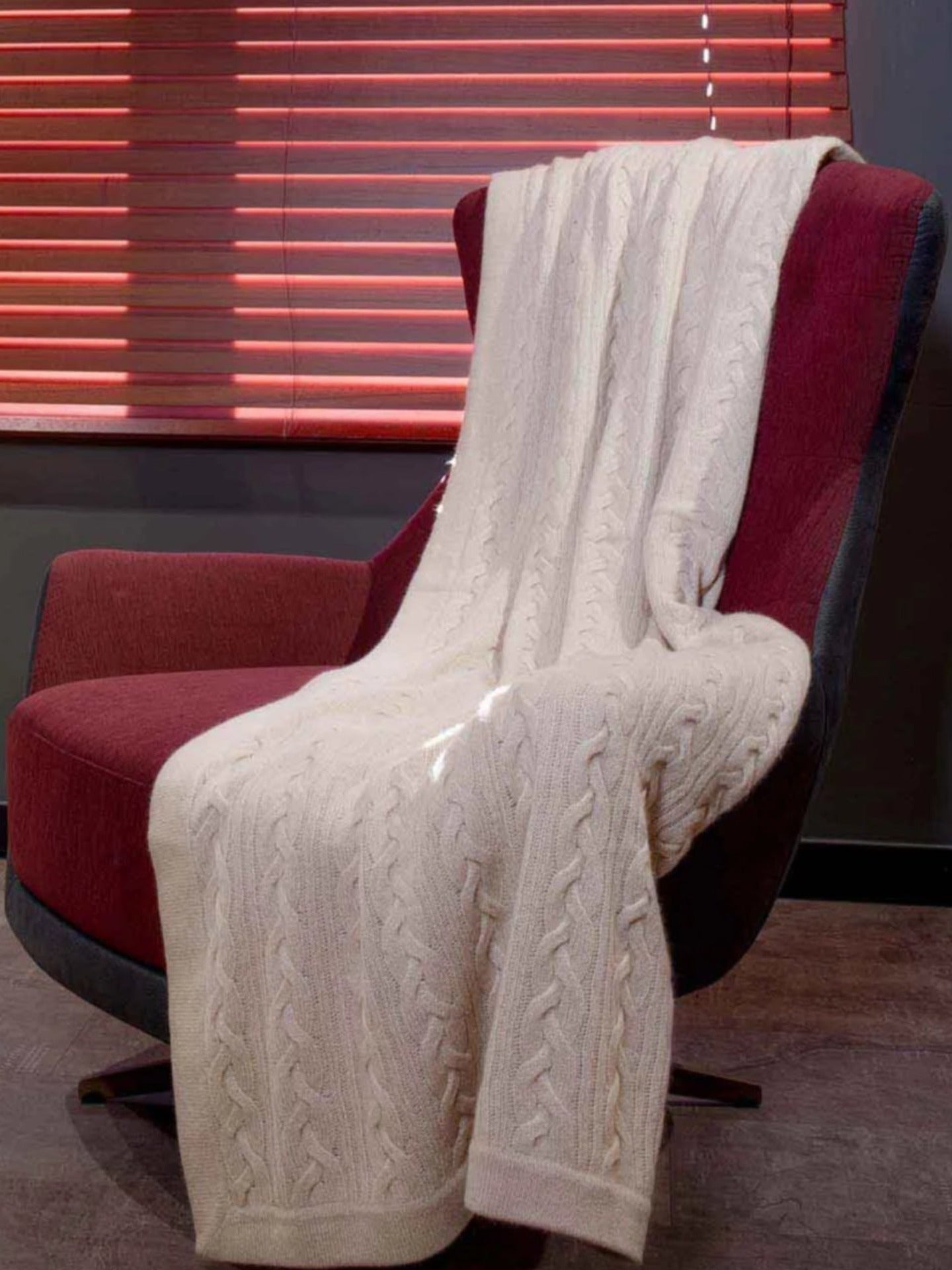 Couverture en cachemire Couleur Organique