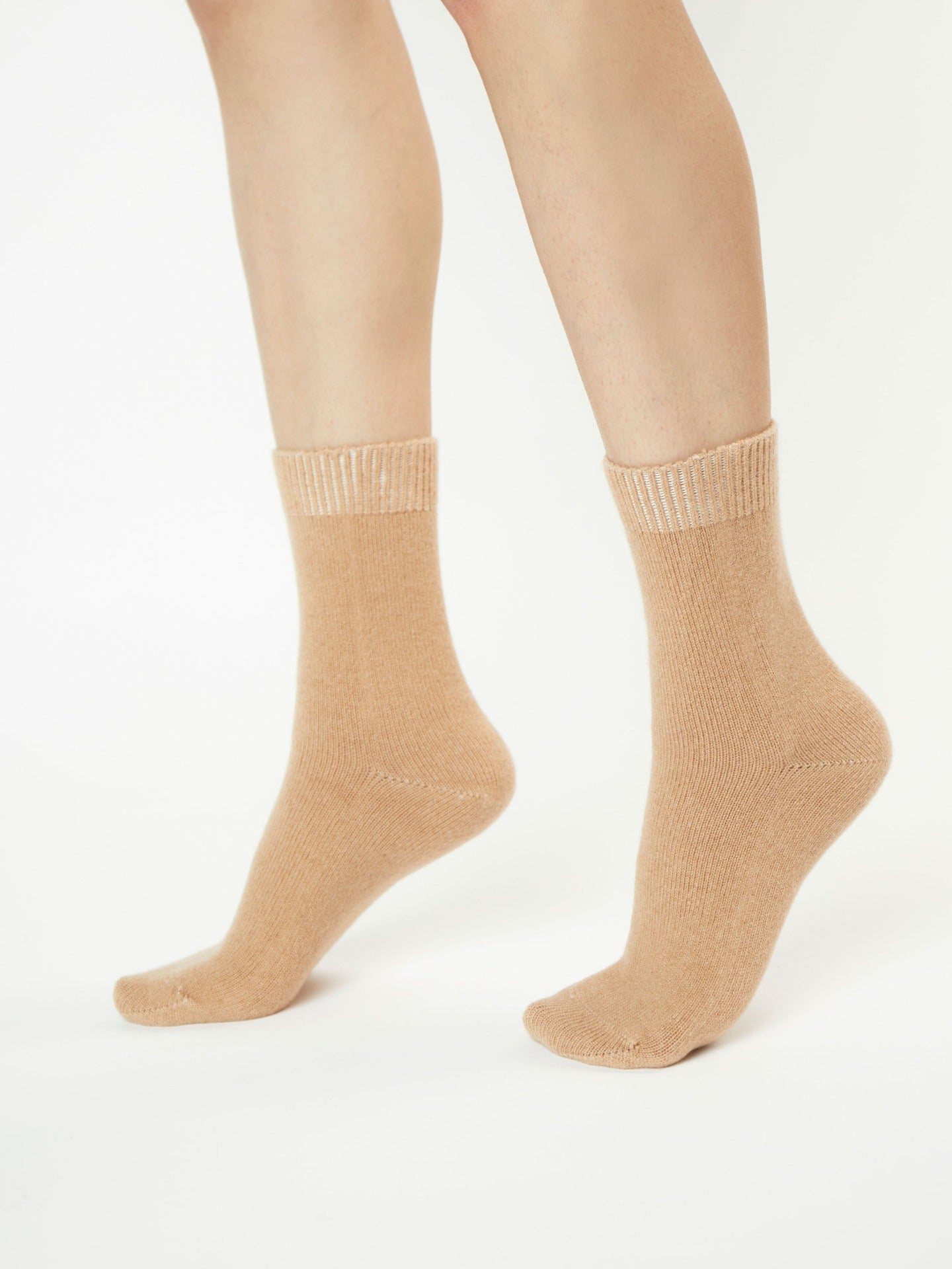 Chaussettes unisexes en cachemire Marron - Gobi Cashmere