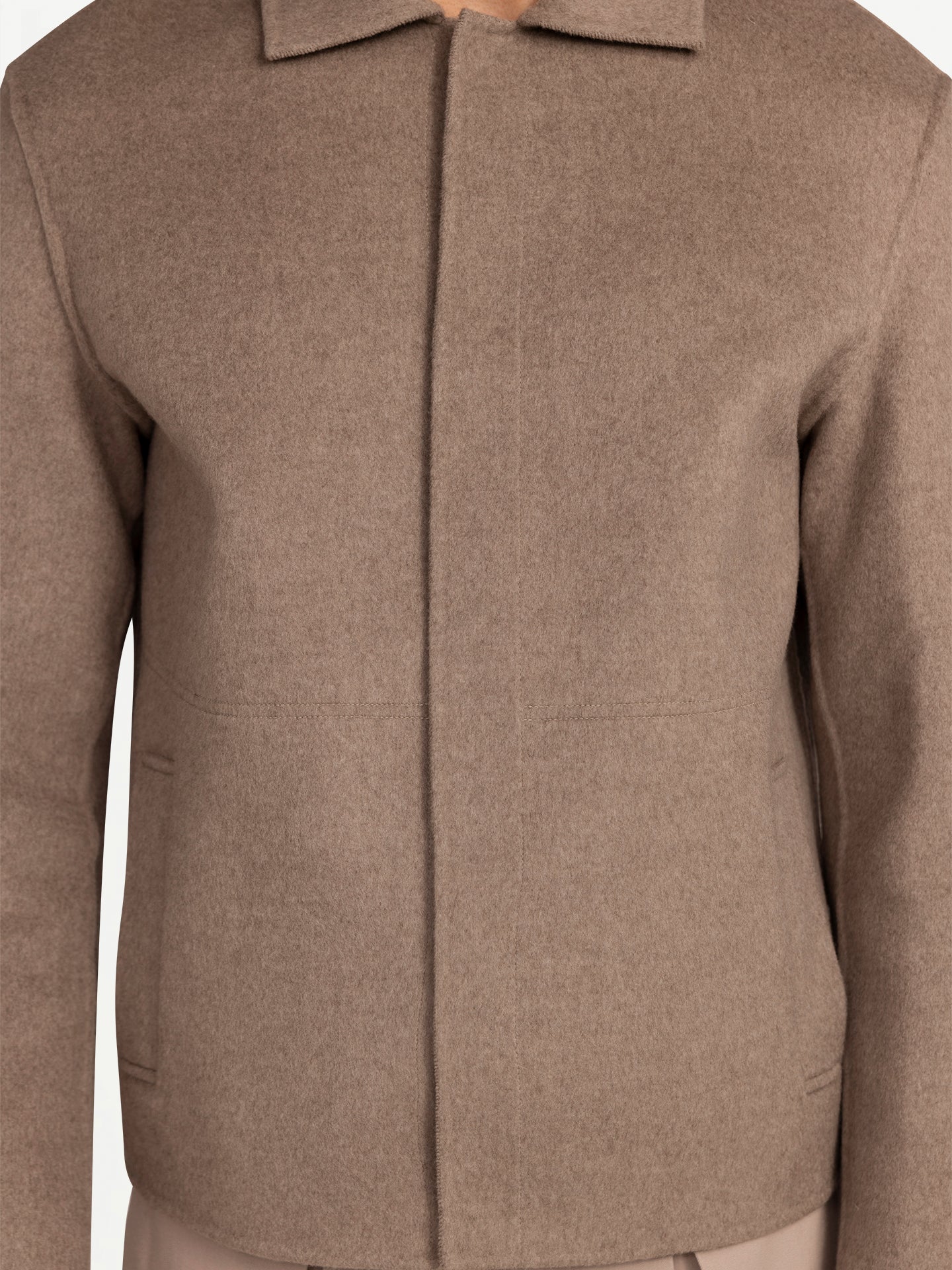 GOBI Veste en cachemire Designer italien Giorgio Spina Taupe - Gobi Cashmere