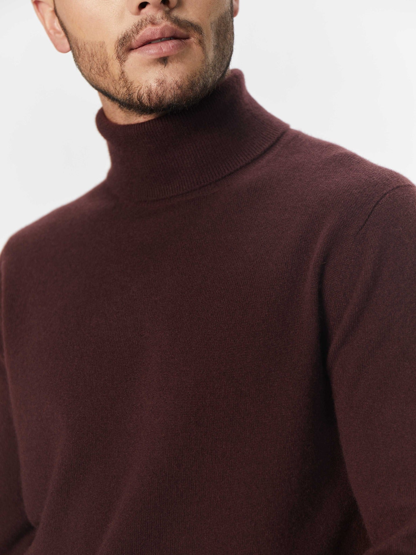 Col roulé homme en cachemire pour hommes