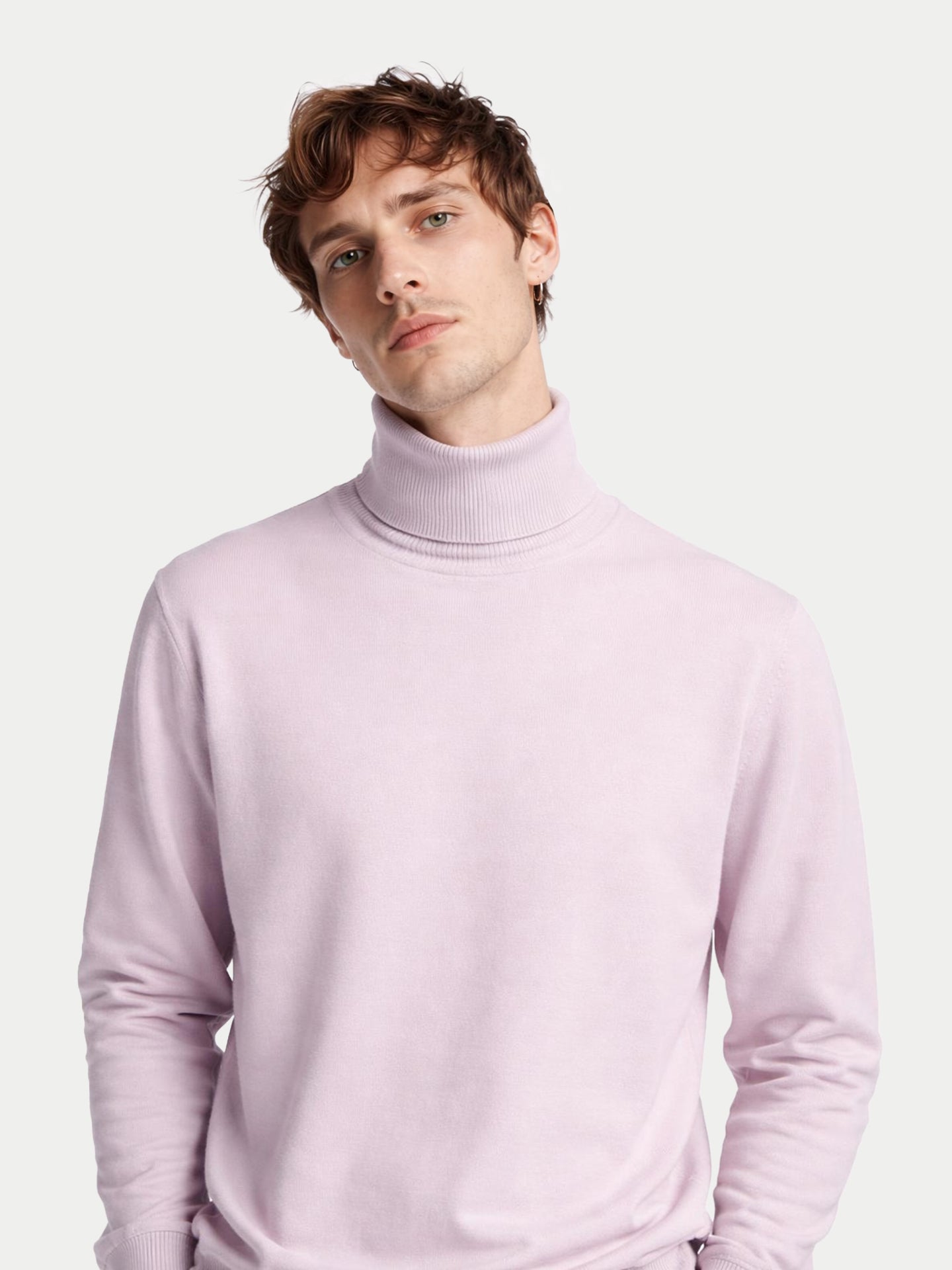 Pull col roulé en cachemire Essential pour hommes
