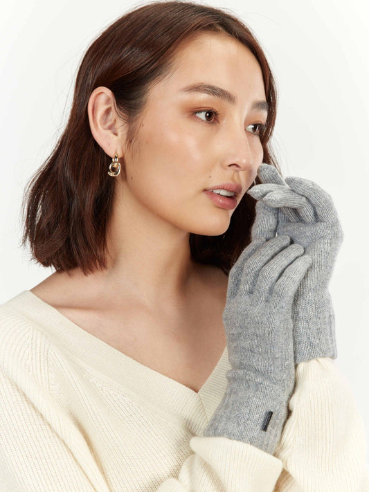 Gants en Cachemire pour femmes Gris - Gobi Cashmere