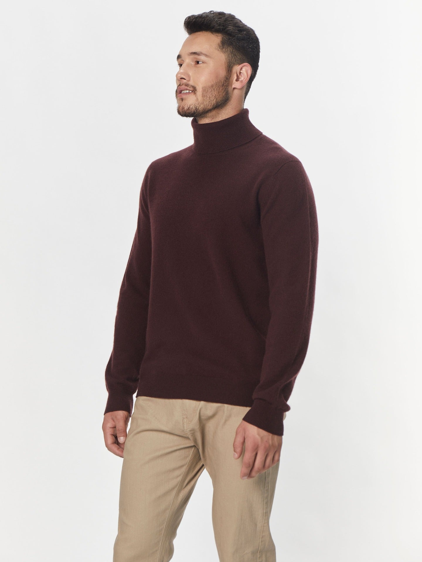 Col roulé homme en cachemire pour hommes