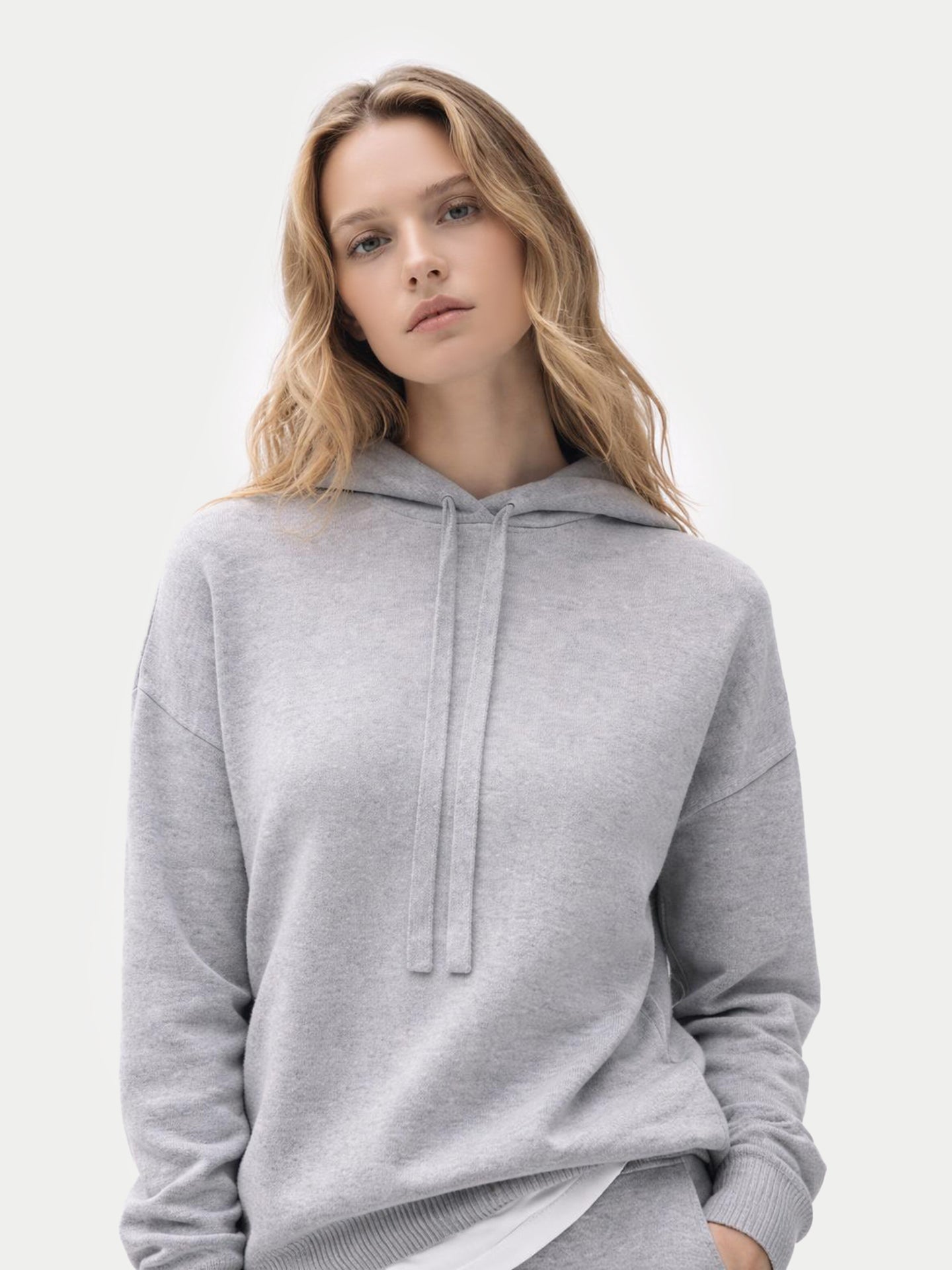 Pull à capuche en cachemire