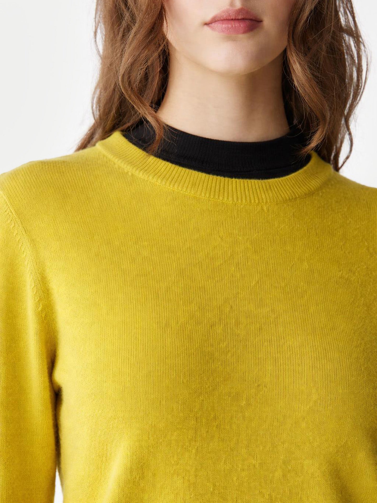 Pull col rond en cachemire Essential pour femmes