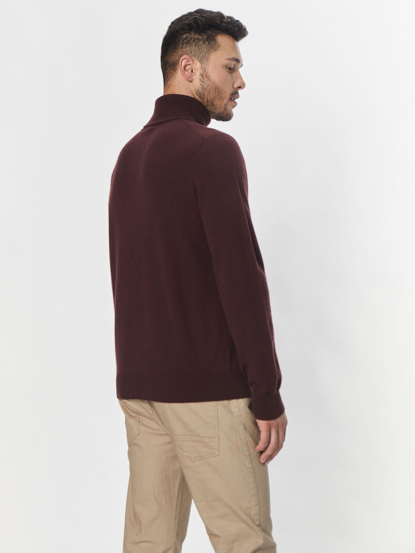 Col roulé homme en cachemire pour hommes