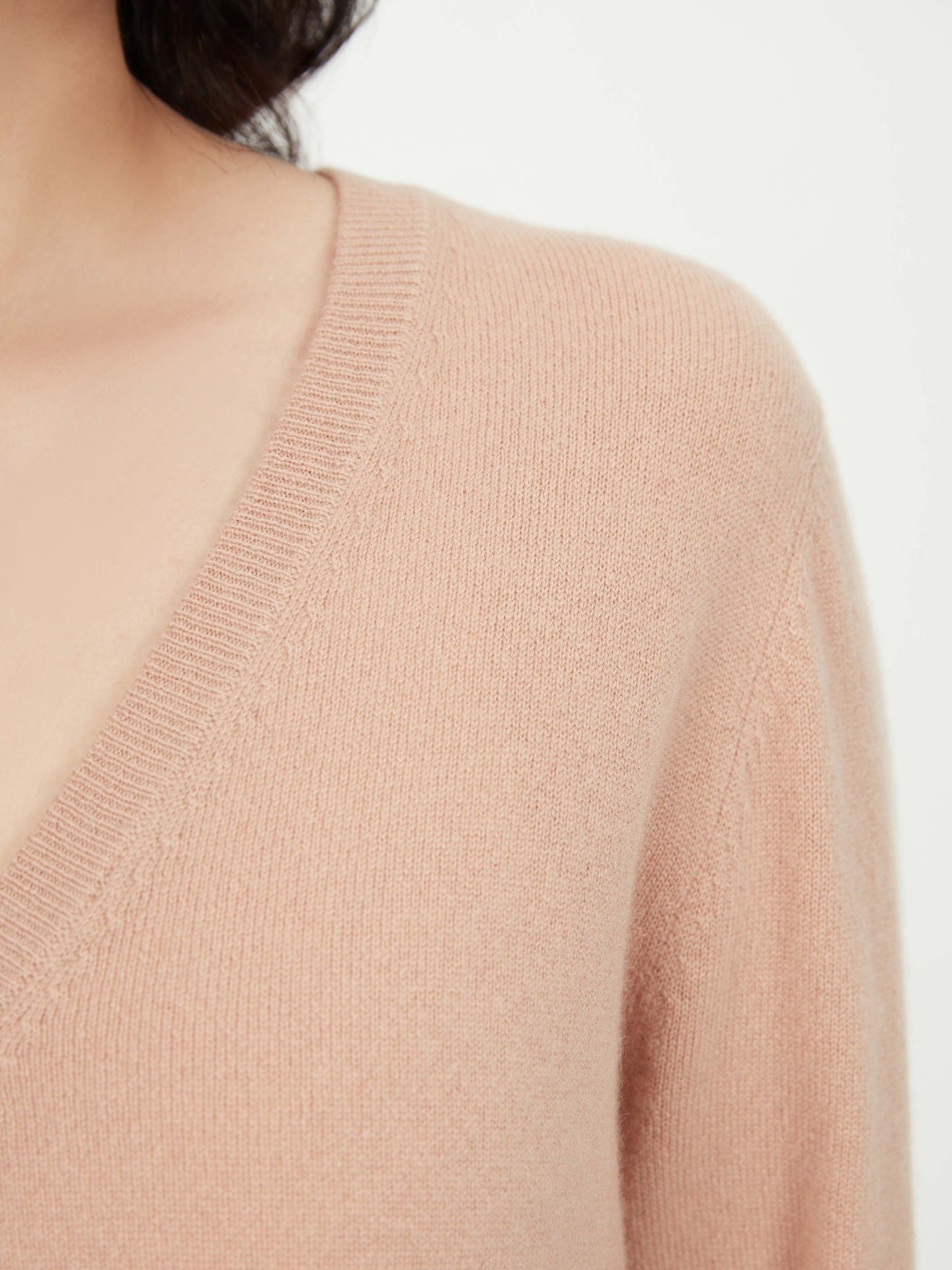 Cardigan col en V en Cachemire pour femmes Marron - Gobi Cashmere