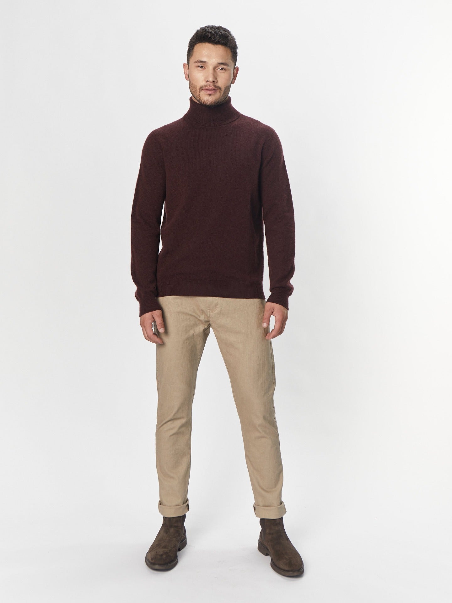 Col roulé homme en cachemire pour hommes