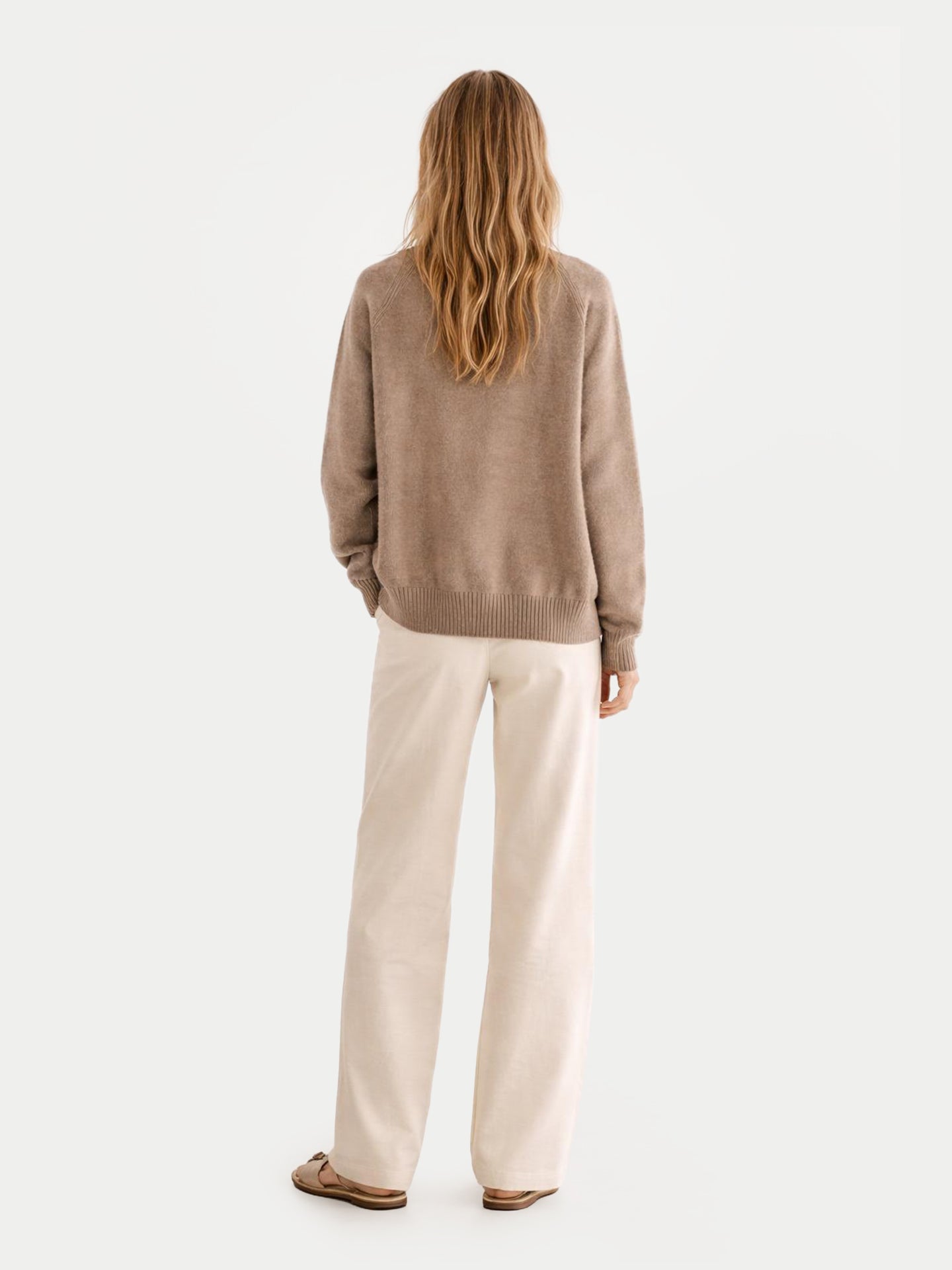 Cardigan en cachemire à la coupe décontractée Couleur Organique