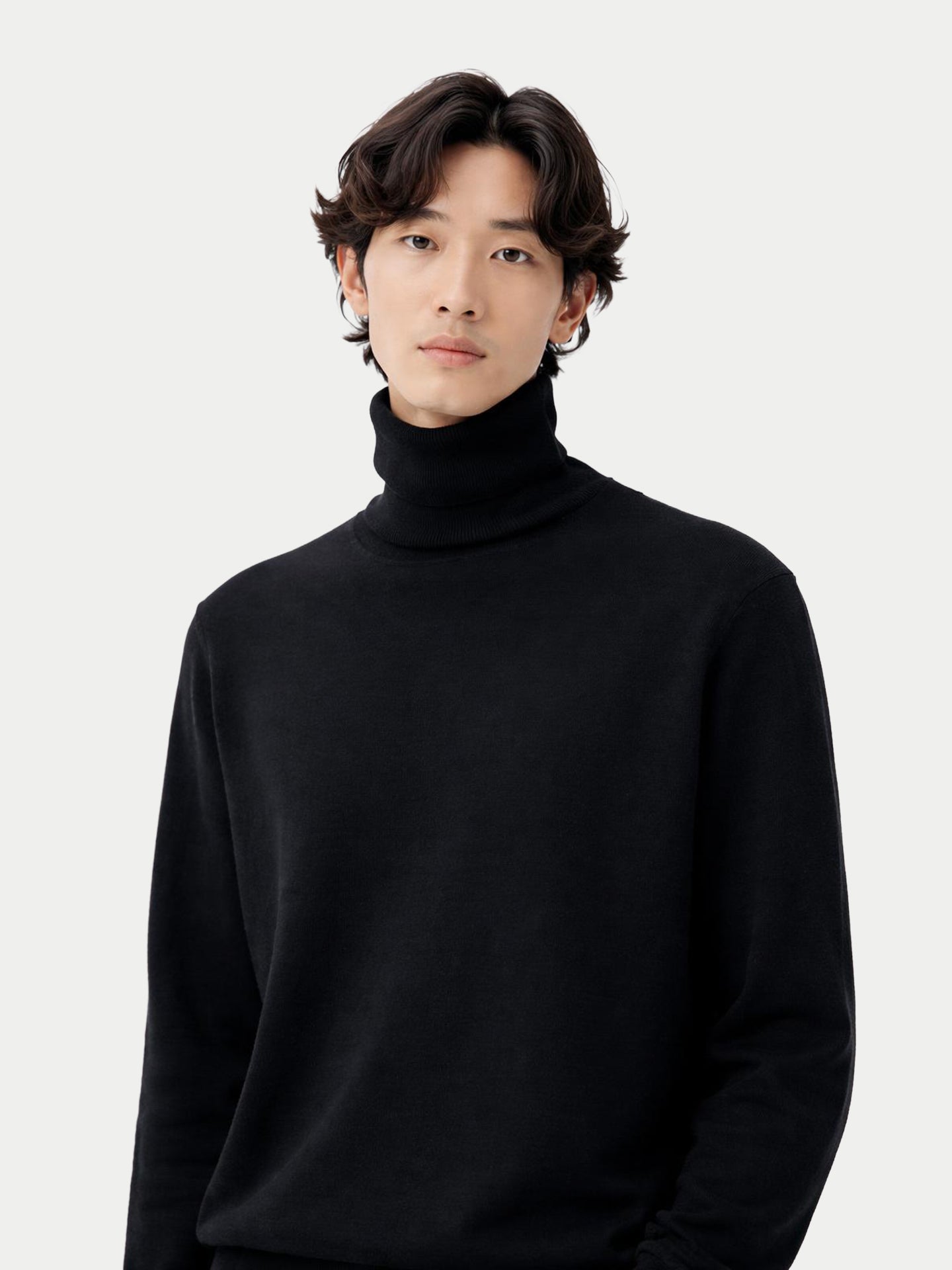 Pull col roulé en cachemire Essential pour hommes
