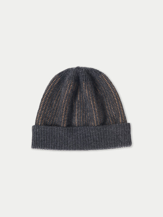 Chapeau en Cachemire Tricot à Côtes