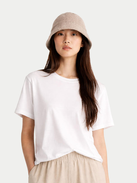 Chapeau Seau Feutré Élégant Couleur Organique