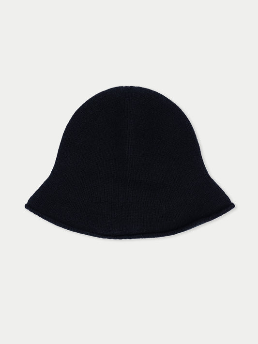 Chapeau Seau en Cachemire couleur noir | GOBI Cashmere