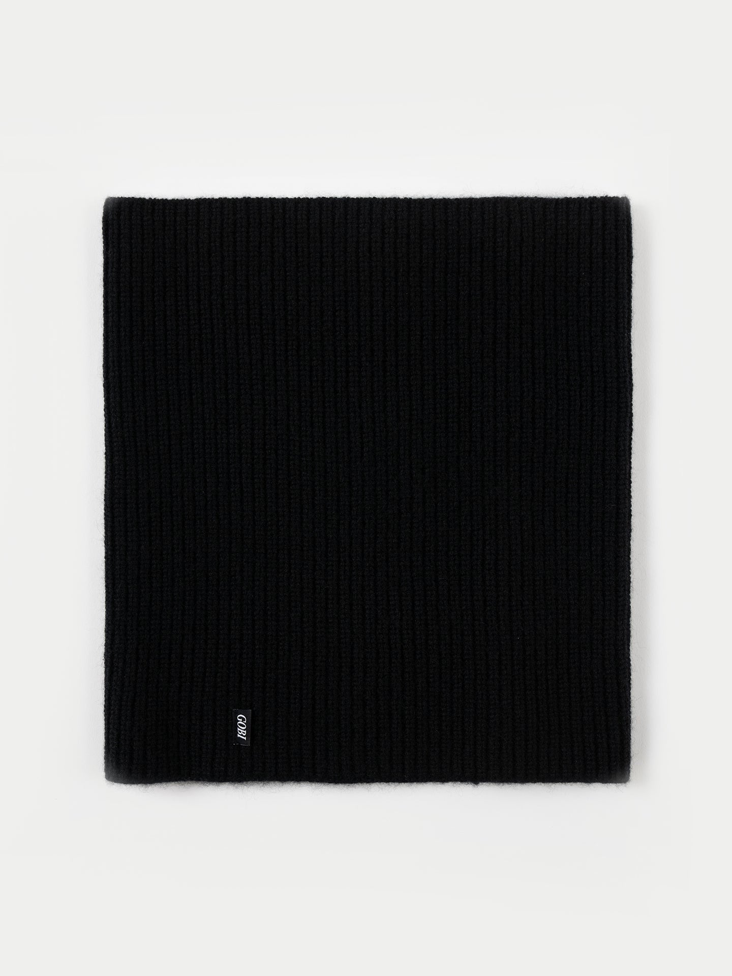 Écharpe de nuit en cachemire de GOBI - Collection Country-Chic Noir - Gobi Cashmere