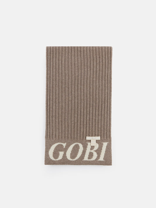GOBI - Responsible Cashmere - Echarpe en cachemire côtelé