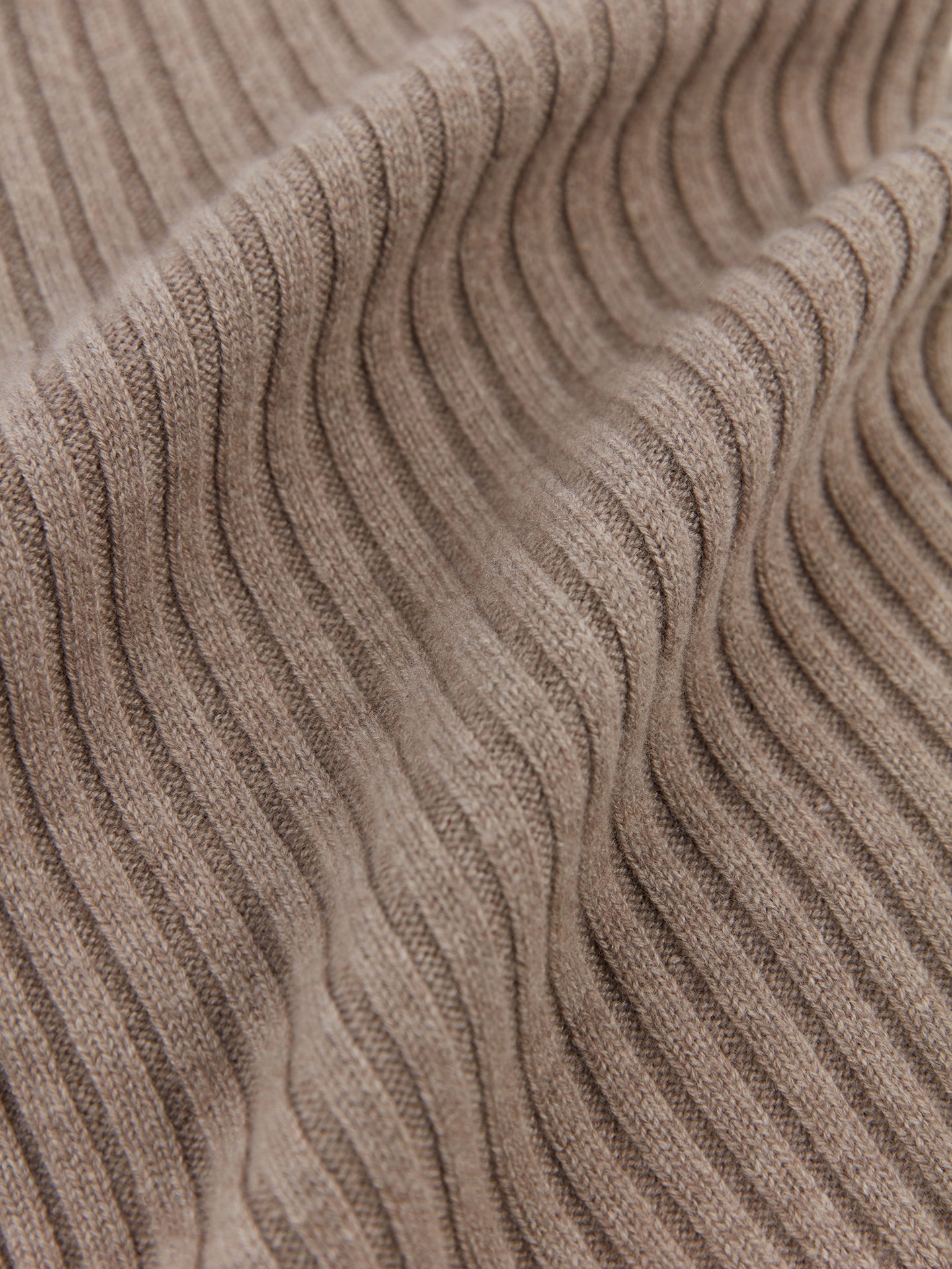 GOBI - Responsible Cashmere - Echarpe en cachemire côtelé