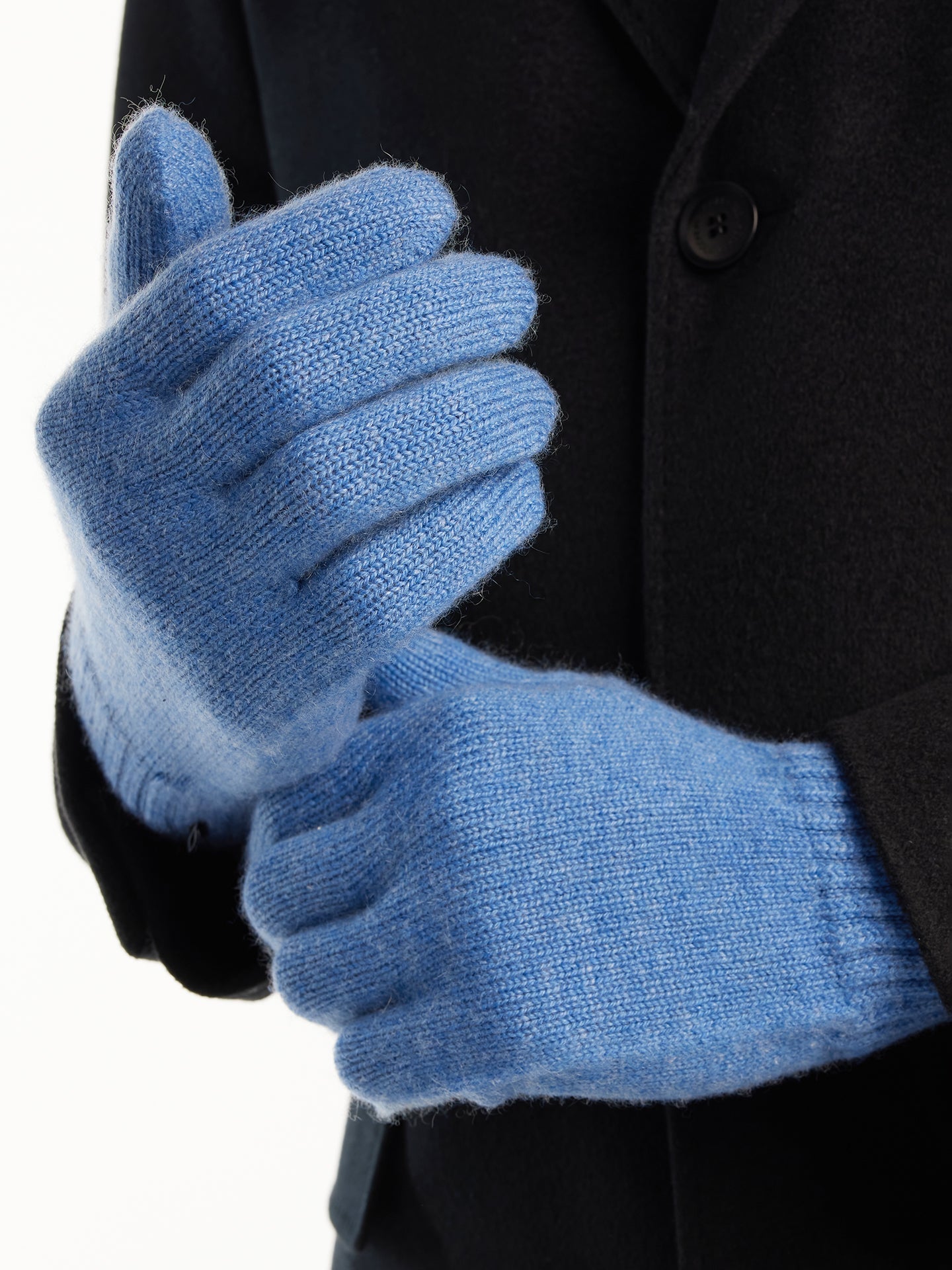 Gants en Cachemire pour hommes marin  - Gobi Cashmere