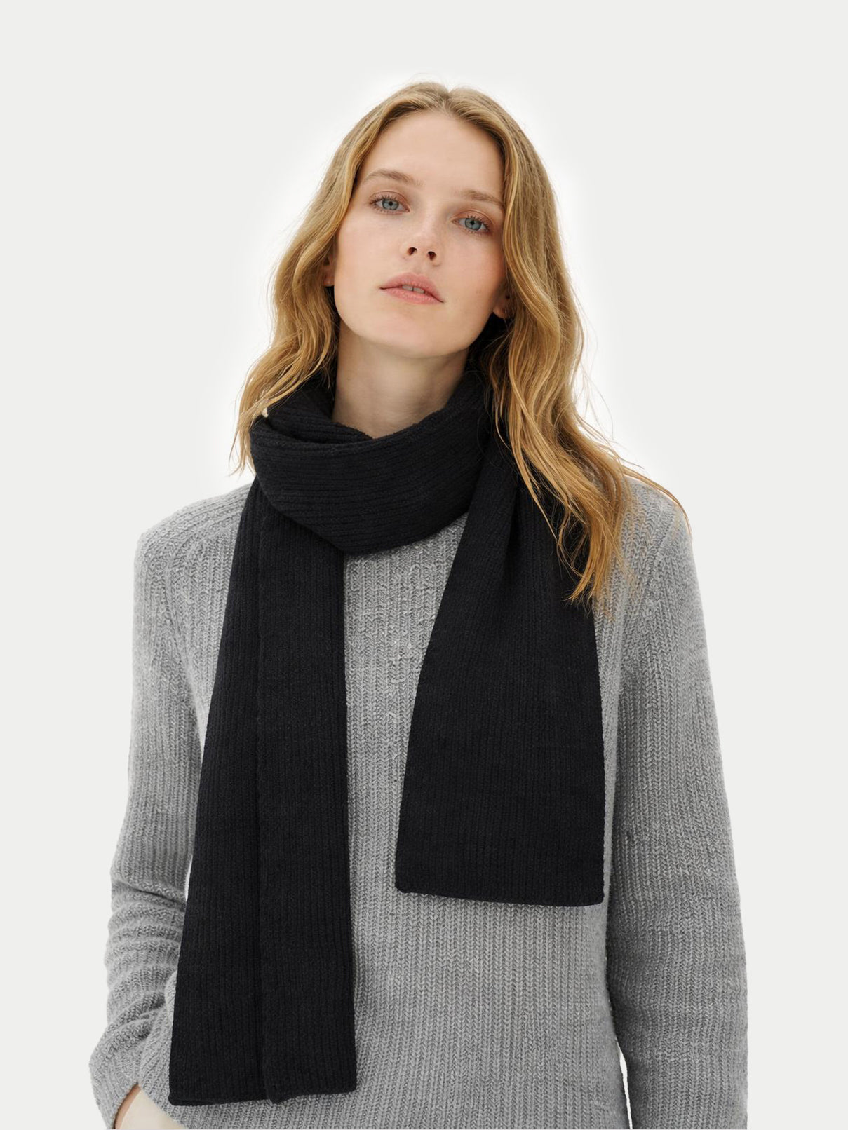 Écharpe en tricot de pêcheur