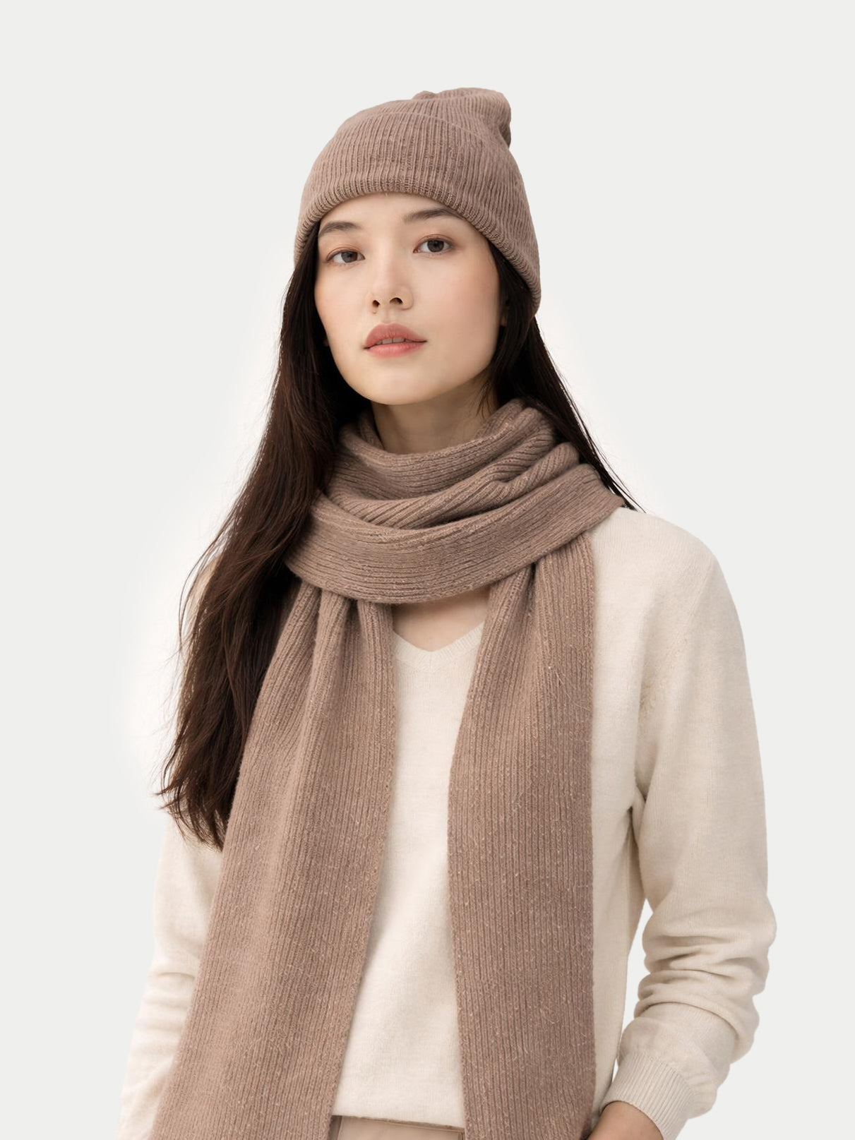 Écharpe en tricot de pêcheur Couleur Organique