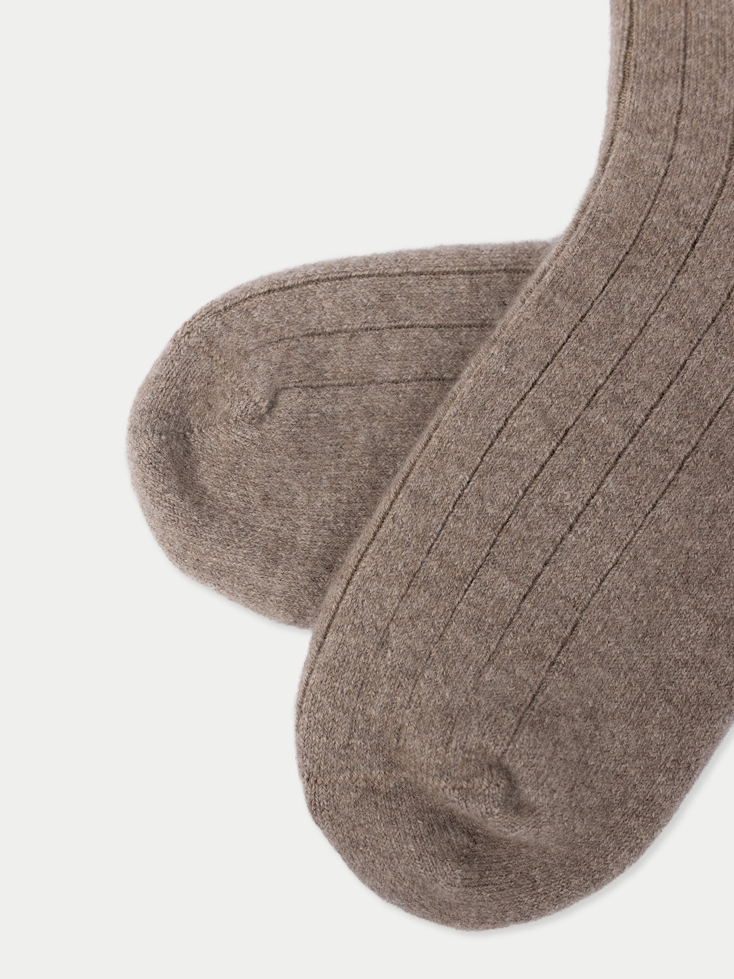 Chaussettes unisexes en cachemire Couleur Organique