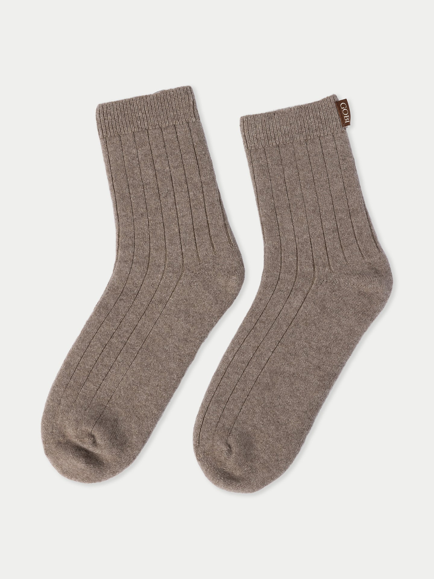 Chaussettes unisexes en cachemire Couleur Organique