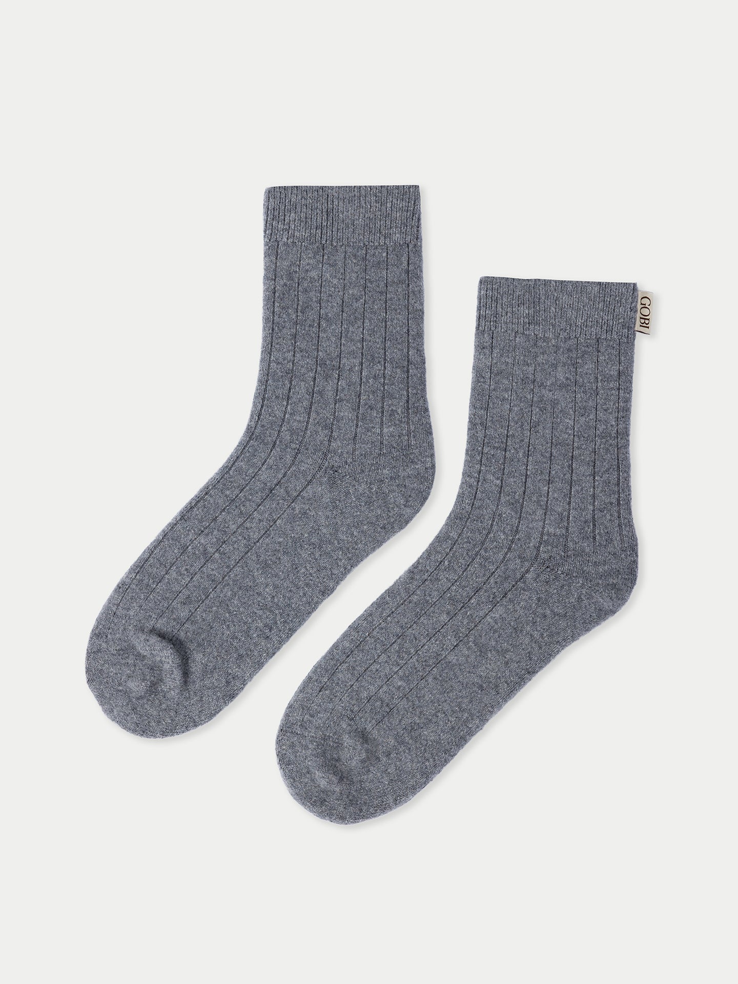 Chaussettes unisexes en tricot côtelé