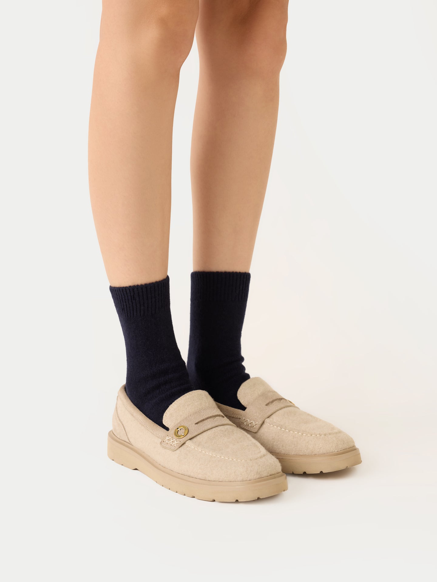 Chaussettes unisexes en cachemire Marin - Gobi Cashmere
