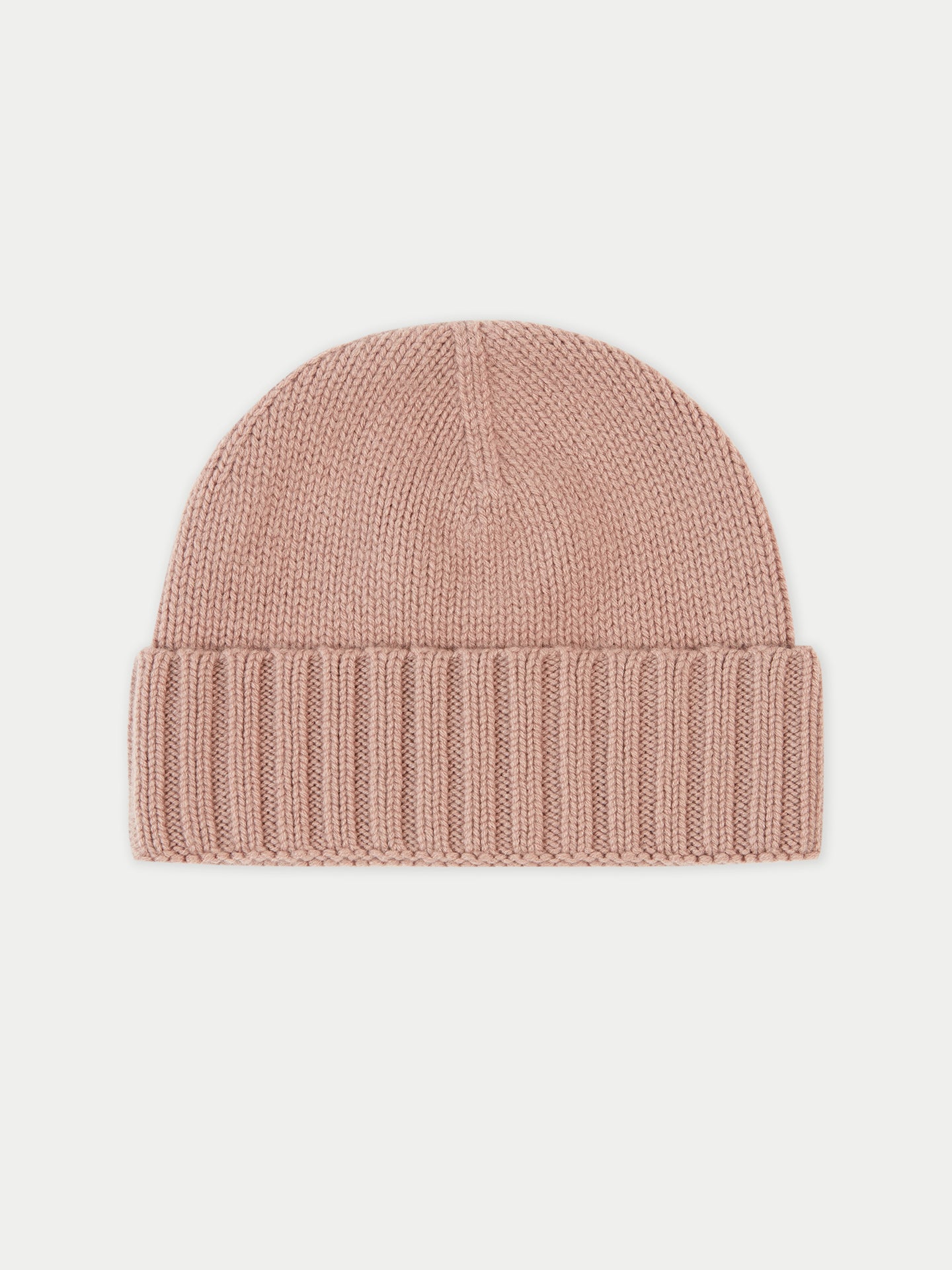 Bonnet en tricot côtelé en cachemire pour femme rose - Gobi Cashmere