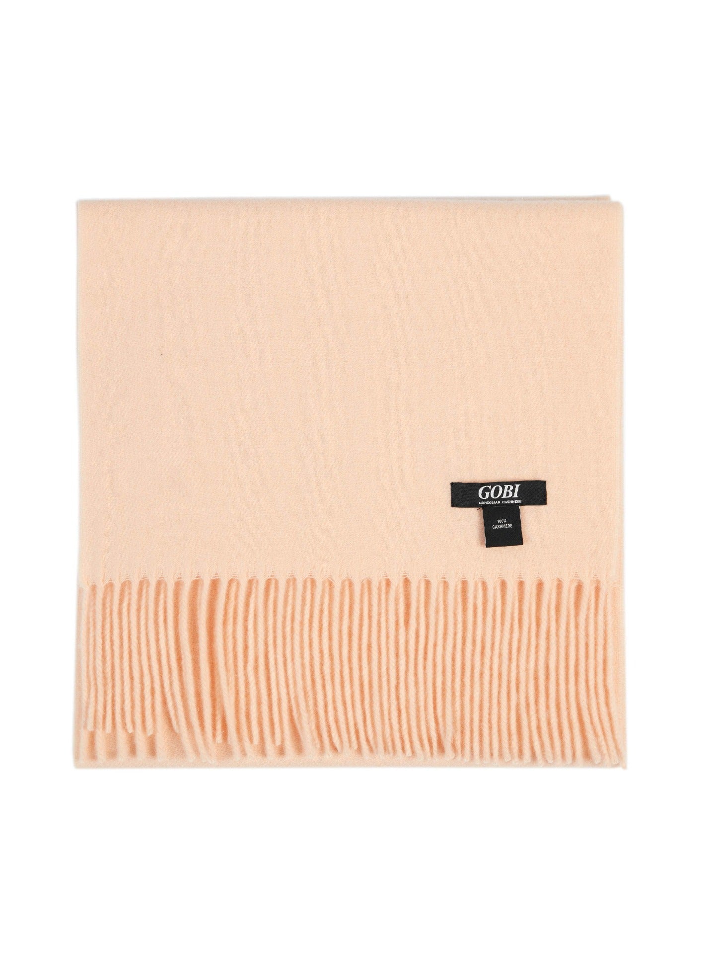 Écharpe avec franges en Cachemire pour unisex Marron - Gobi Cashmere