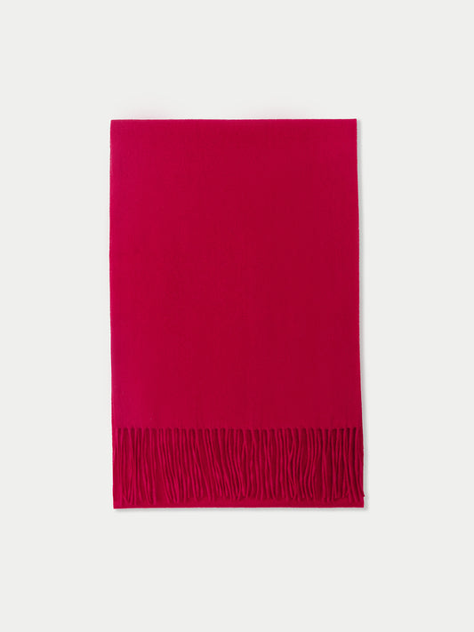 Écharpe avec franges en cachemire pour unisex