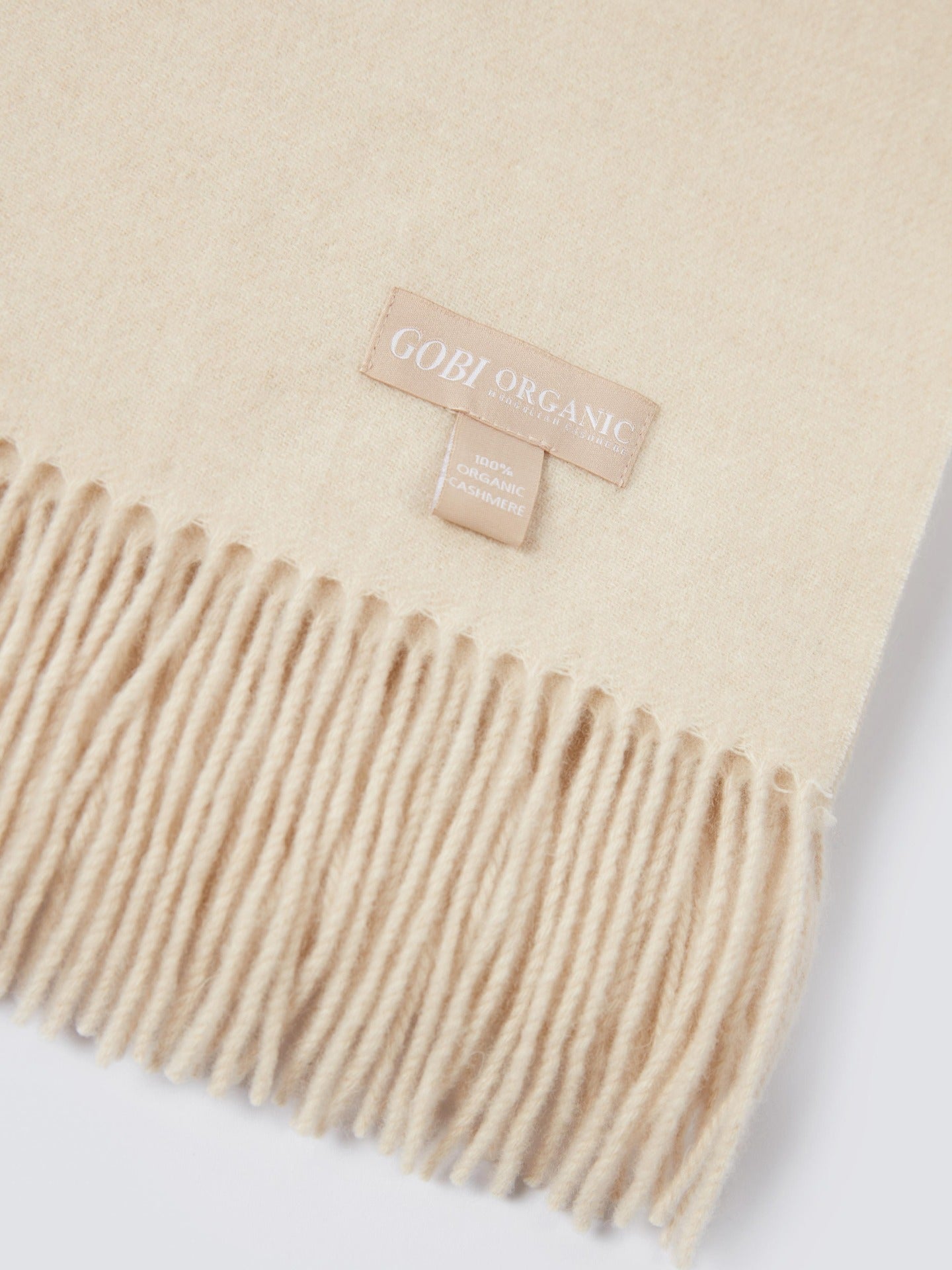 Étole tissée en Cachemire pour femmes Taupe - Gobi Cashmere