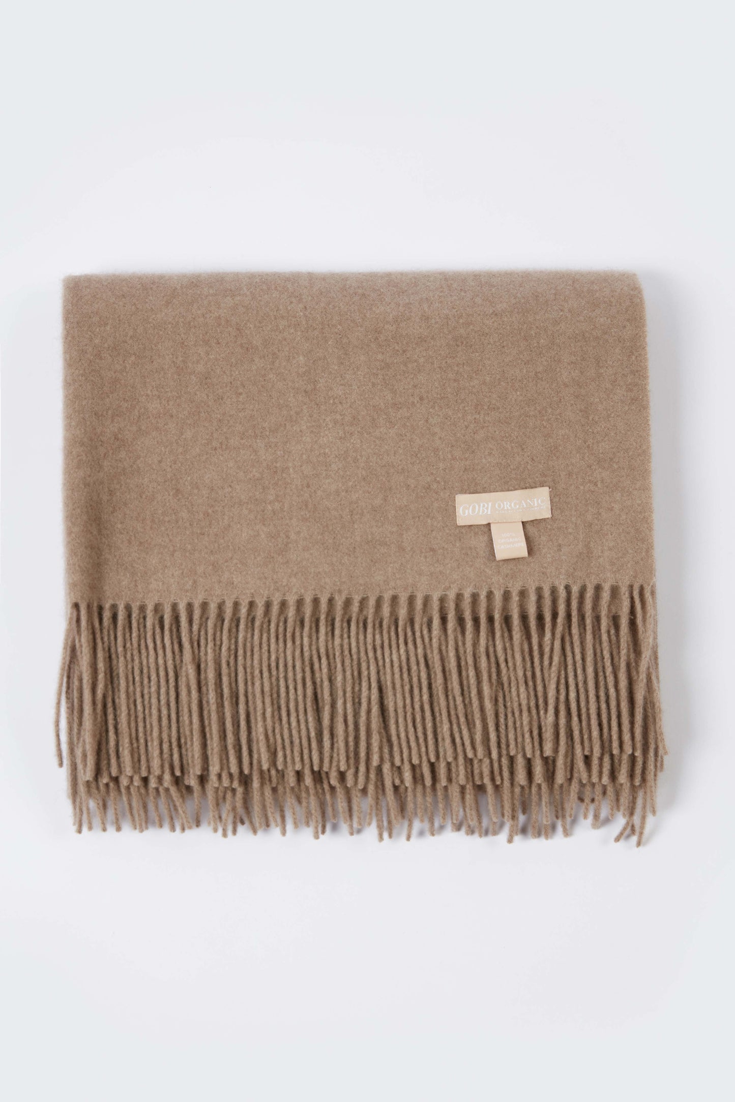Étole tissée en Cachemire pour femmes Taupe - Gobi Cashmere