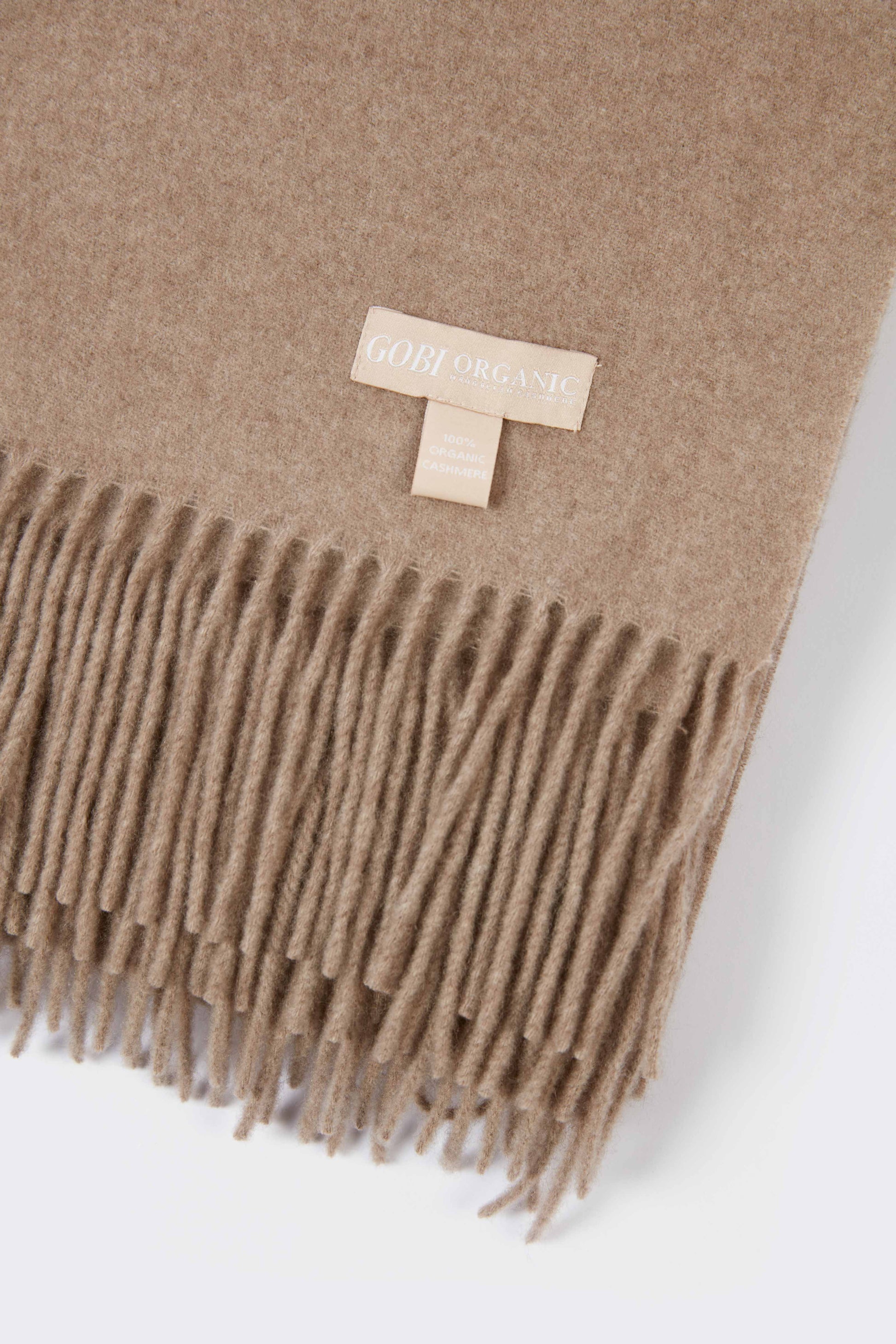 Étole tissée en Cachemire pour femmes Taupe - Gobi Cashmere