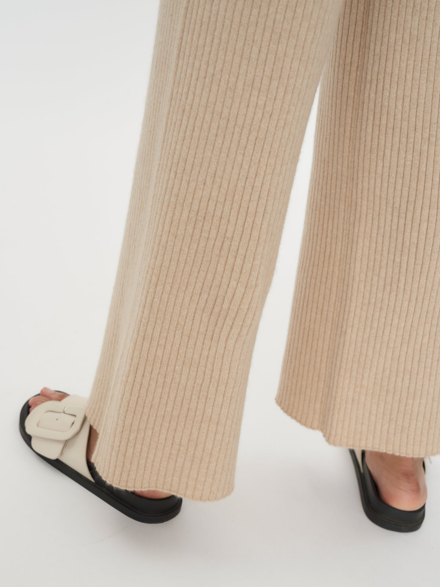 Pantalon en cachemire pour femme taupe - Gobi Cashmere